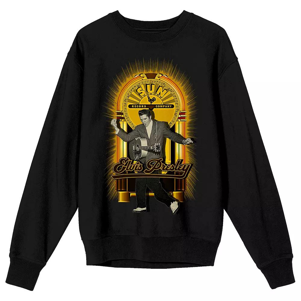 Men's Sun Records Elvis King Long Sleeve Graphic Tee,  Product Image
