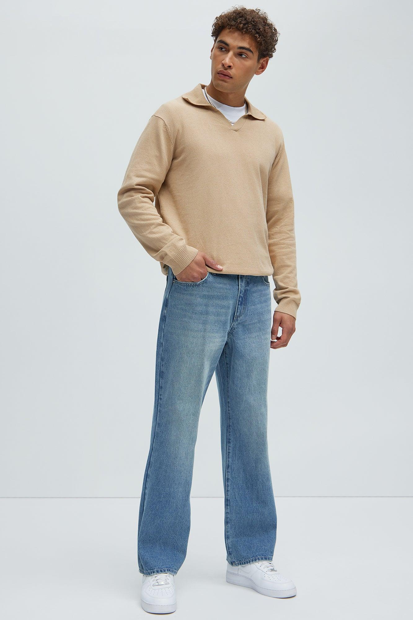 Vaughn Straight Jeans - Medium Wash Product Image