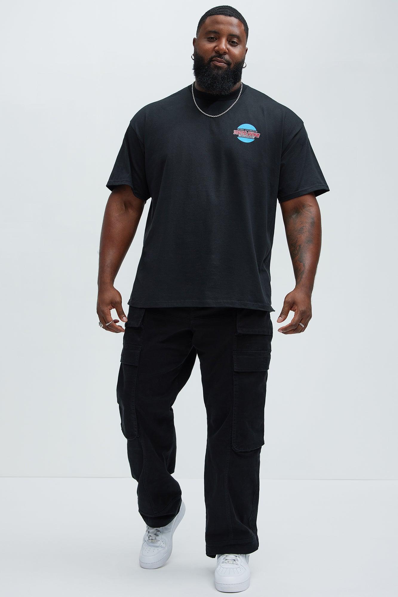 Anime Moto Club Short Sleeve Tee - Black Product Image