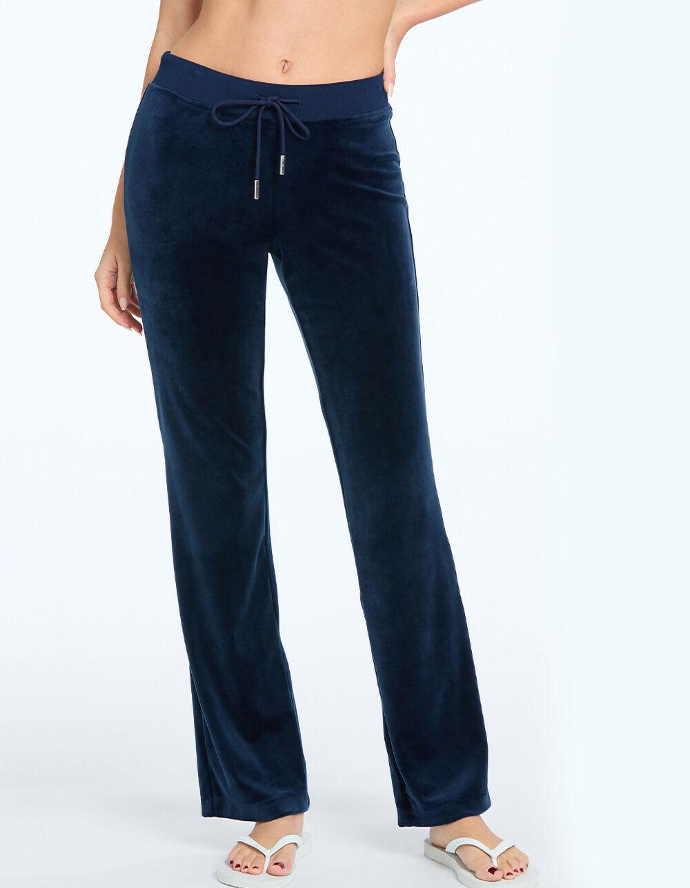 JUICY COUTURE OG Bling Womens Track Pants - NAVY Product Image