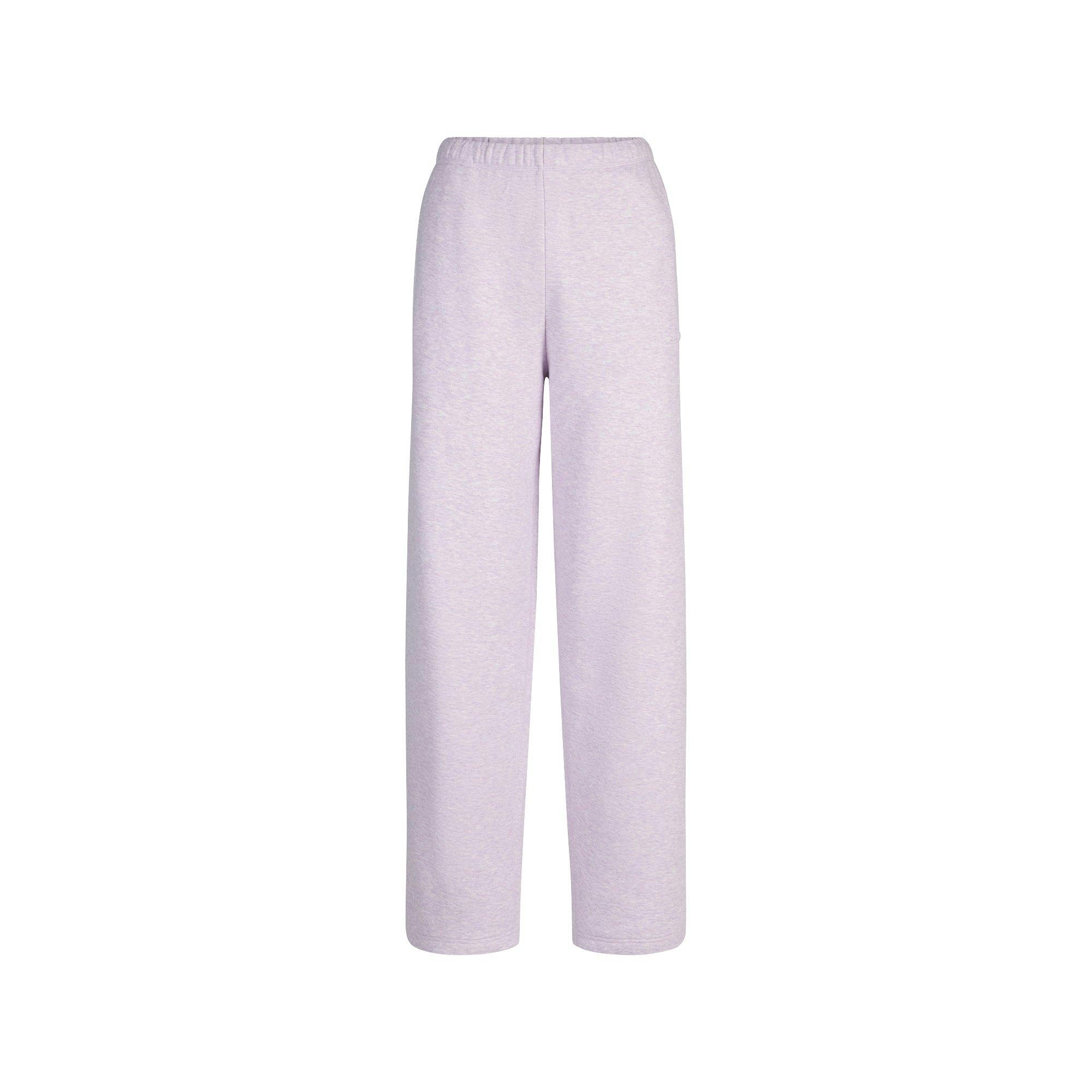 COTTON FLEECE CLASSIC STRAIGHT LEG PANT | PURPLE HEATHER Product Image