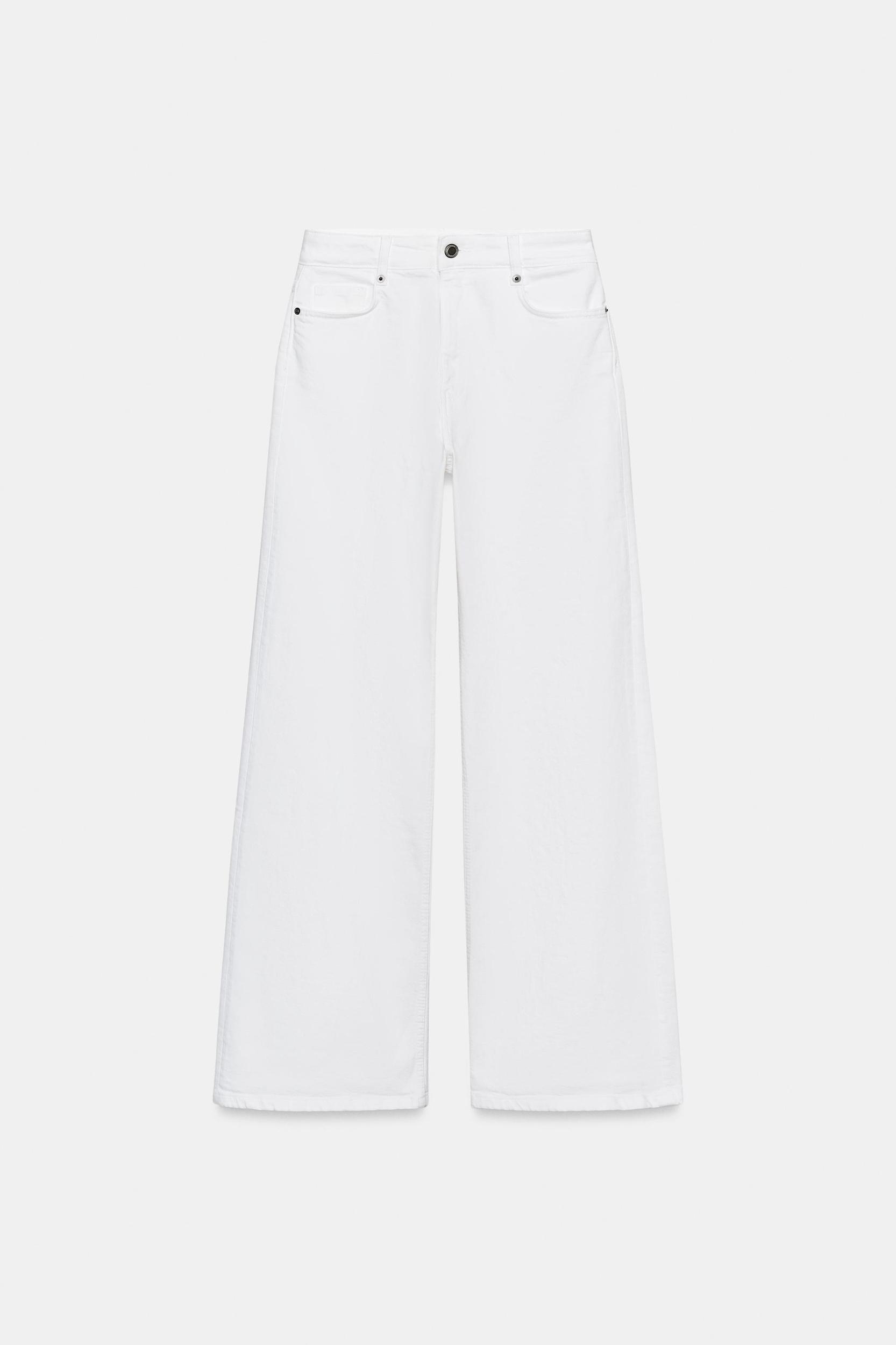 ZW COLLECTION HIGH-WAIST WIDE LEG JEANS Product Image