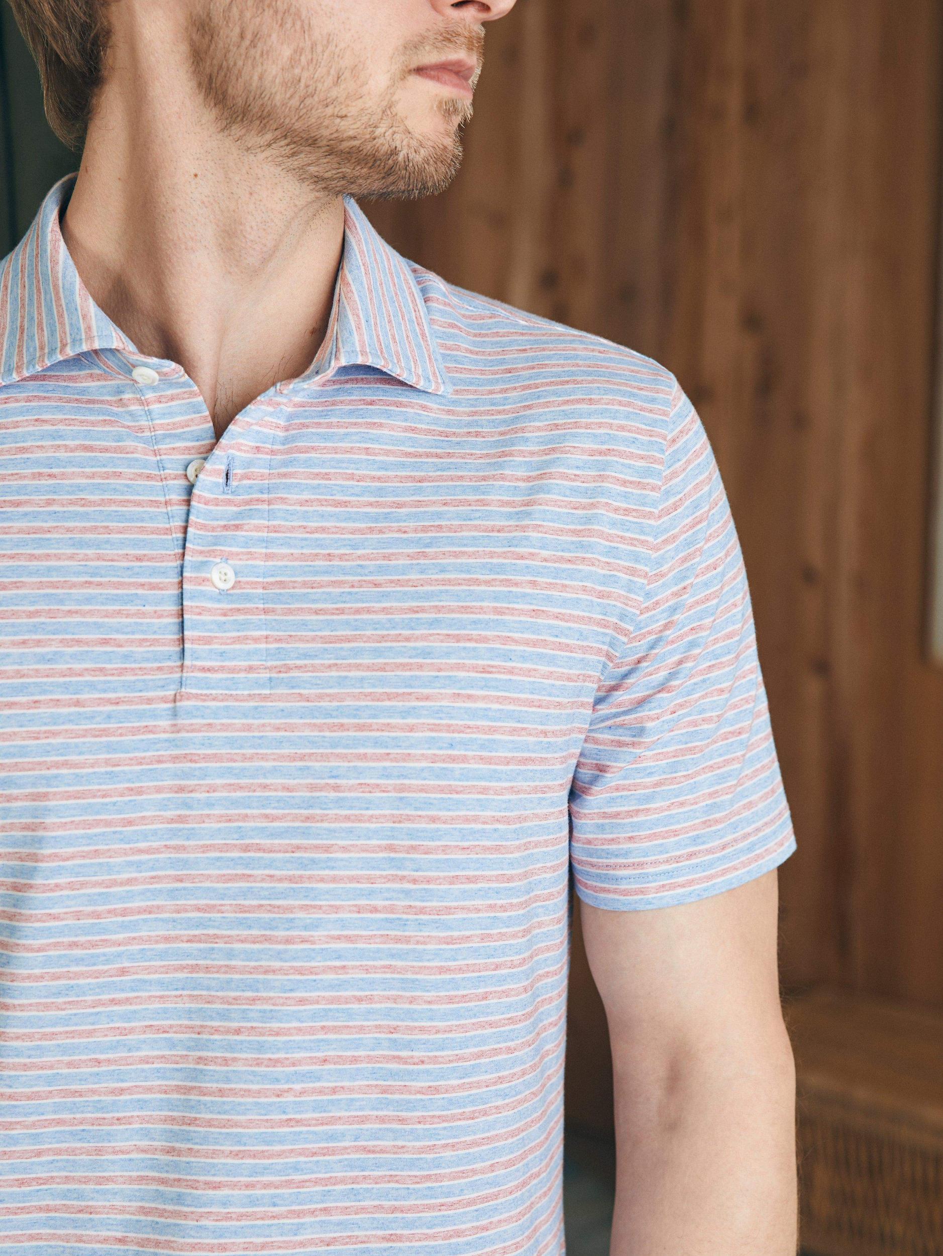 Short-Sleeve Movement™ Polo Shirt - Horizon Line Stripe Male Product Image