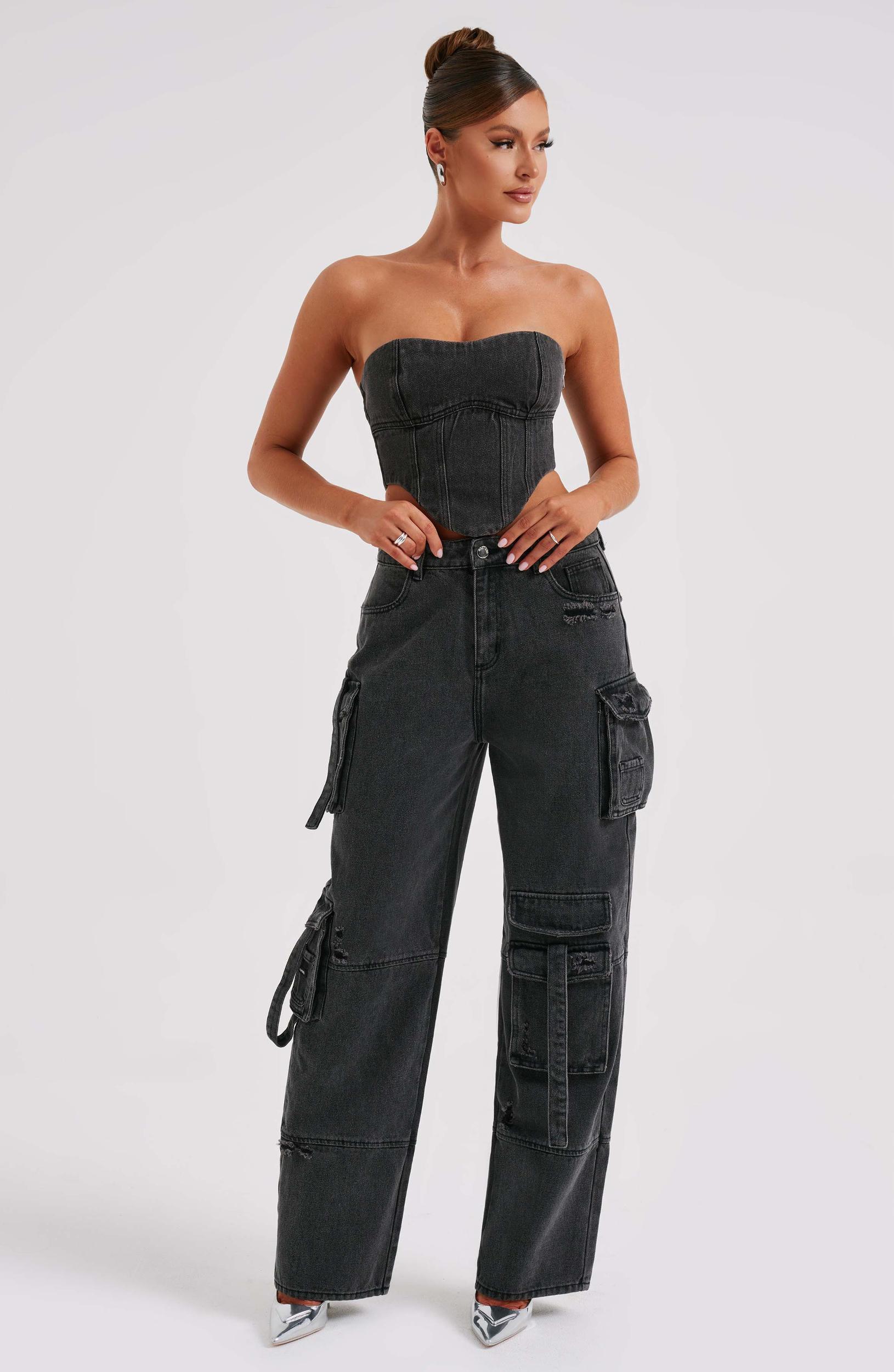 Brooklyn Cargo Pant - Black Product Image