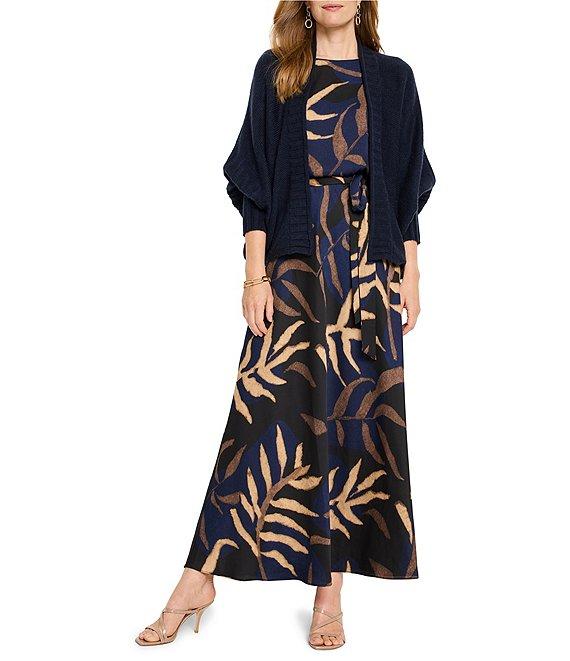 NIC + ZOE Cozy Crush Knit Open Front Long Dolman Sleeve Cardigan Product Image