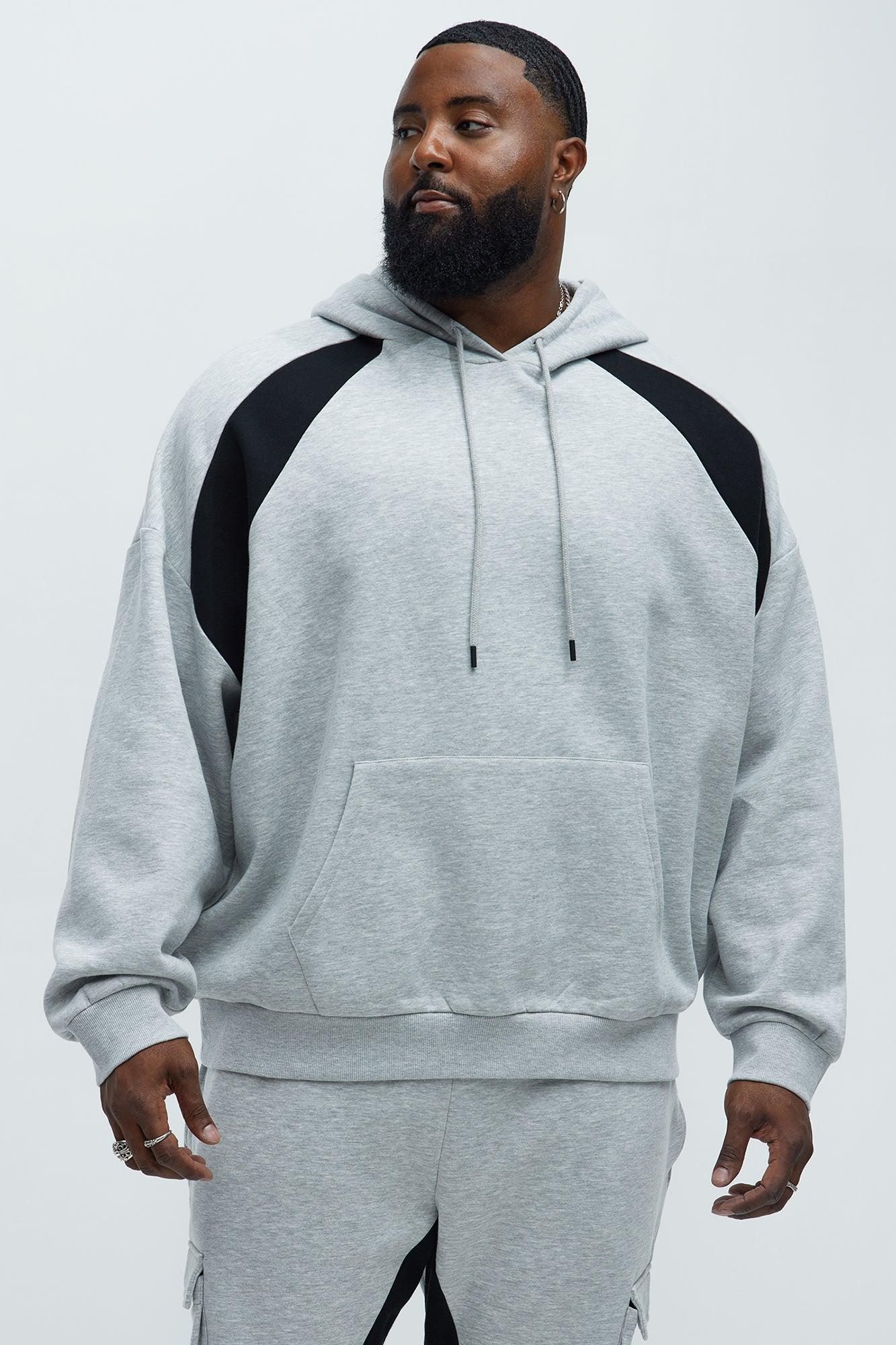Tyson Flight Oversized Hoodie - Grey/combo Product Image