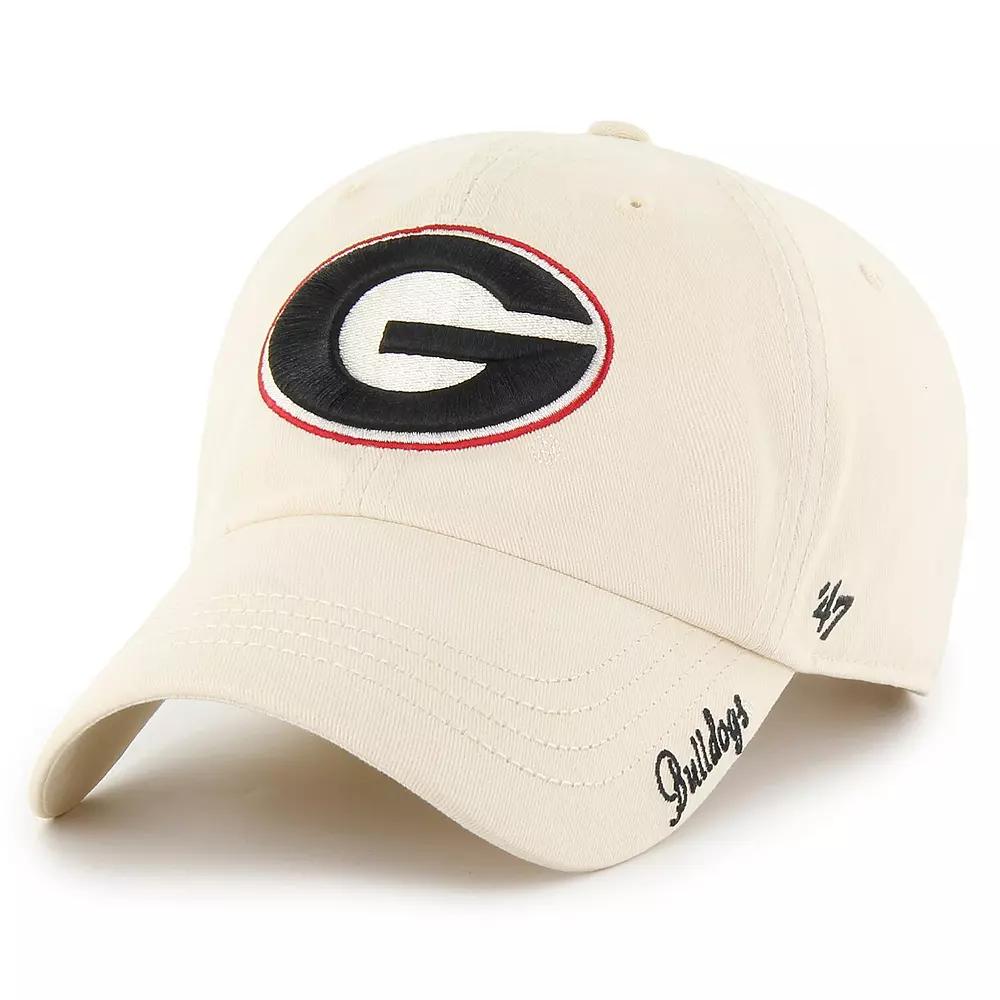 Women's '47 Natural Georgia Bulldogs Miata Clean Up Adjustable Hat, Beige Product Image