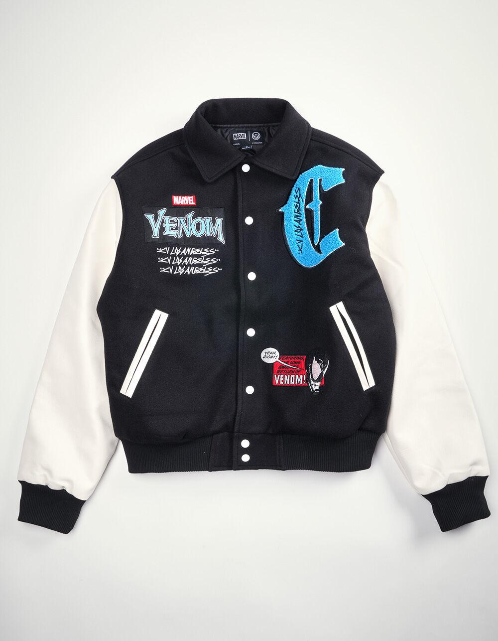 CVLA x Venom Breakout Mens Varsity Jacket - BLK/WHT Product Image