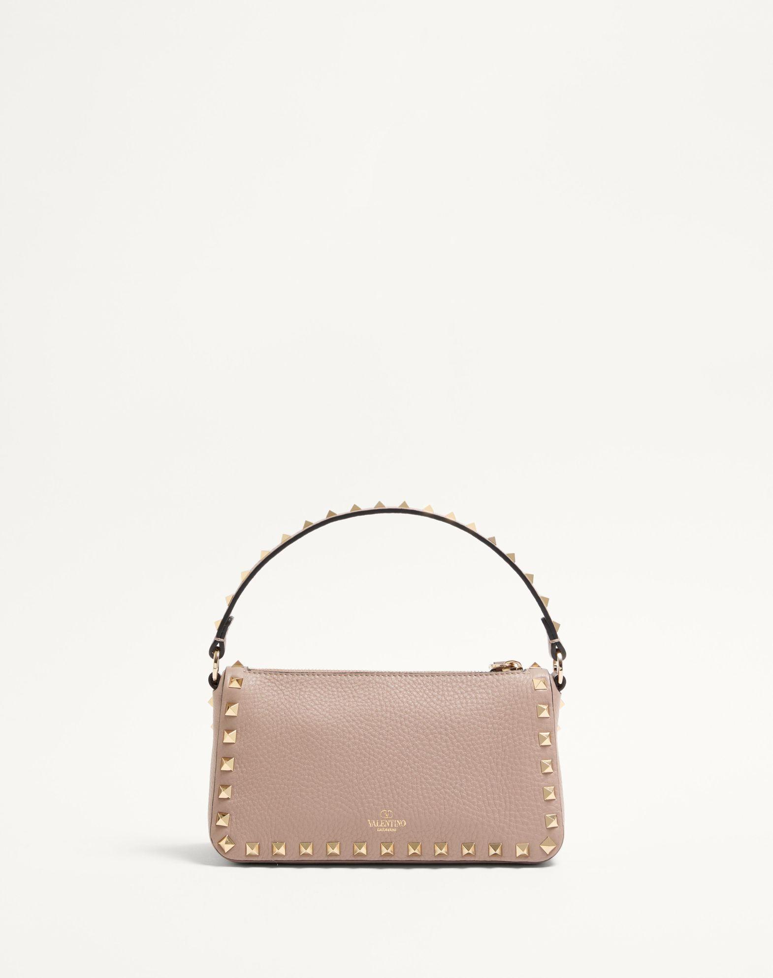 Small Rockstud Grainy Calfskin Crossbody Bag  Product Image