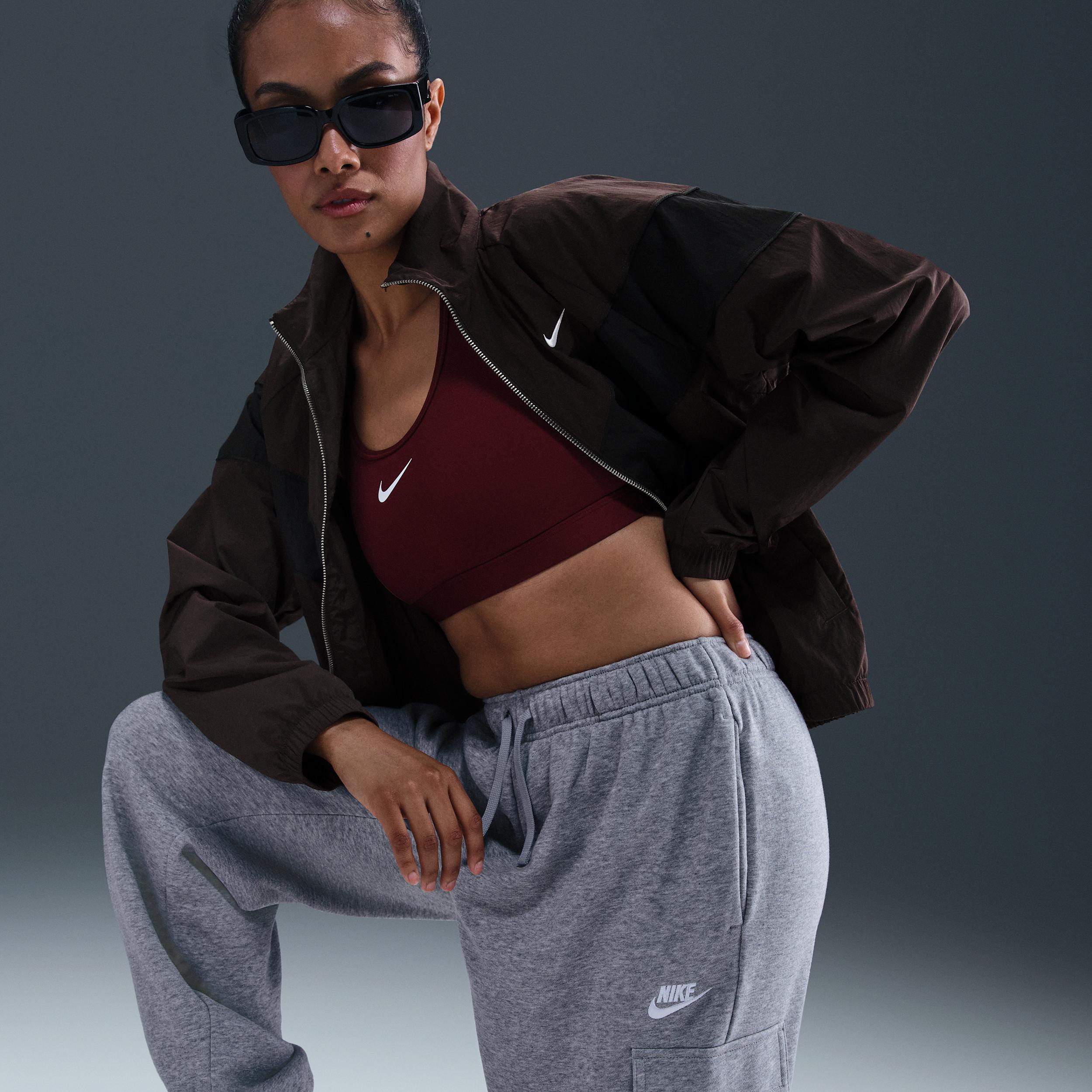 Womens Nike Sportswear Club Fleece Mid-Rise Oversized Cargo Sweatpants | DQ5196-063 Product Image