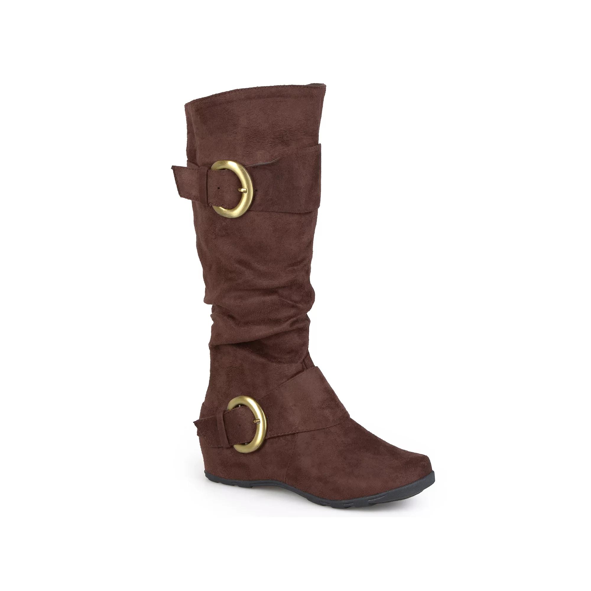 Journee Jester Women's Knee-High Boots, Girl's, Size: 11, Brown Product Image