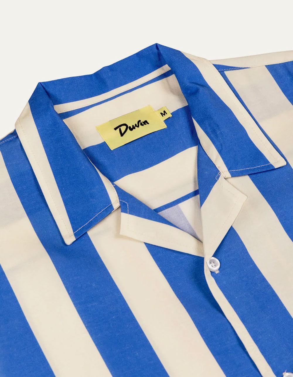 DUVIN Traveler Mens Button Up Shirt - BLUE Product Image