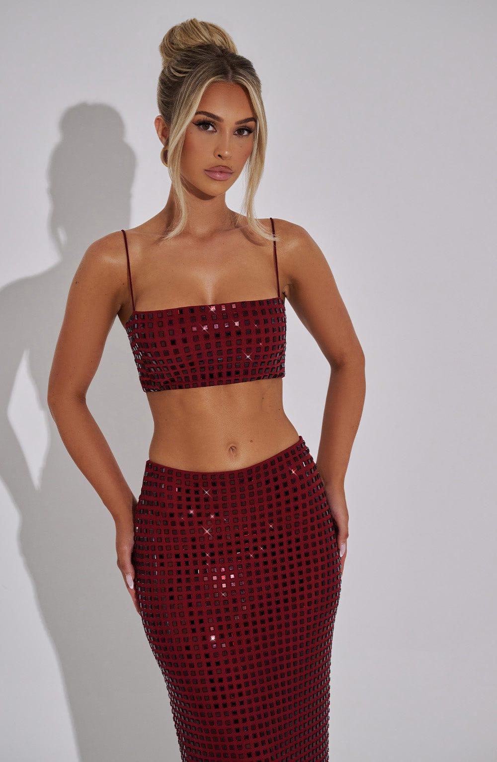 Dimity Top - Wine Product Image