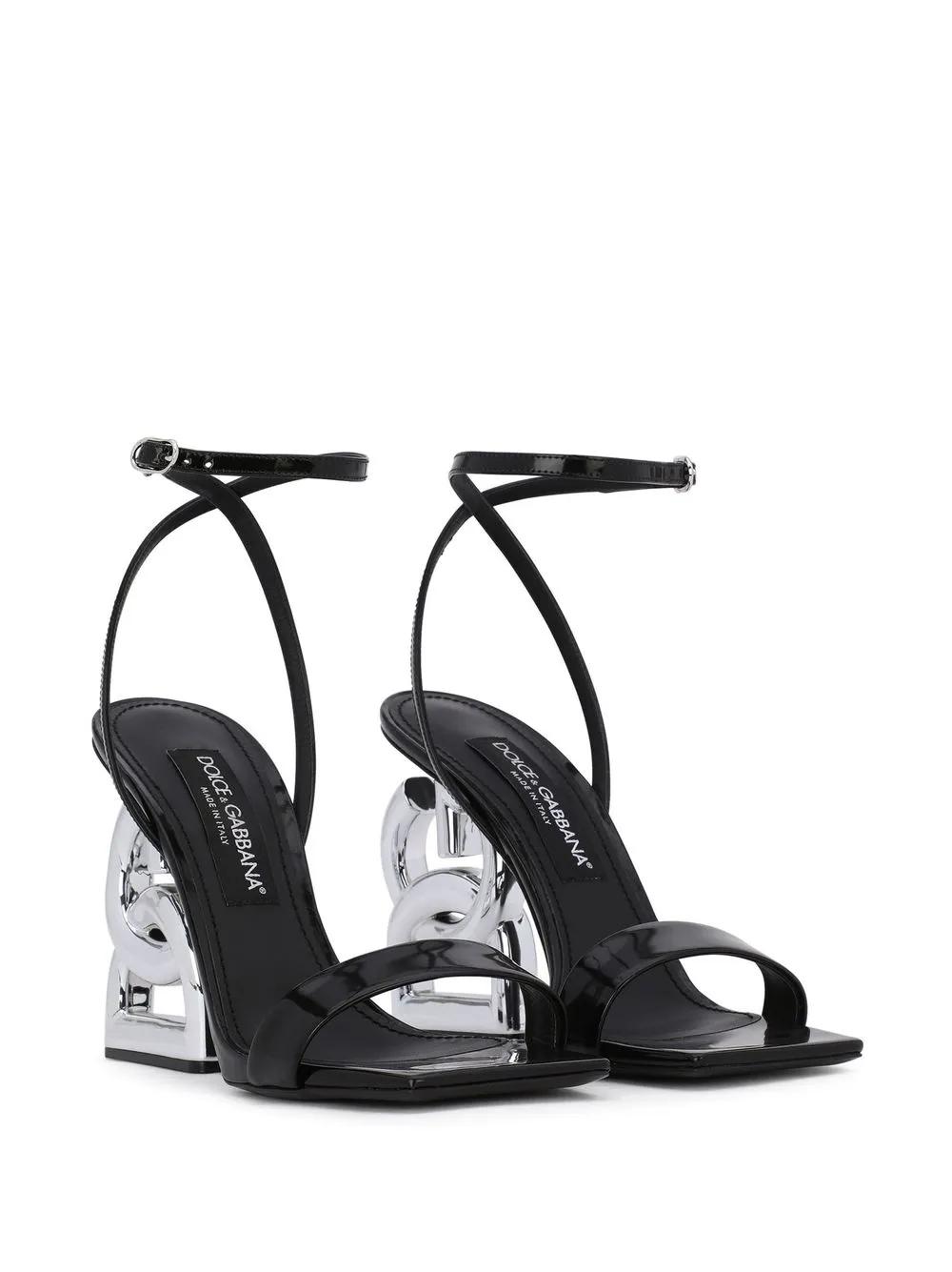 105mm 3.5 patent leather sandals Product Image
