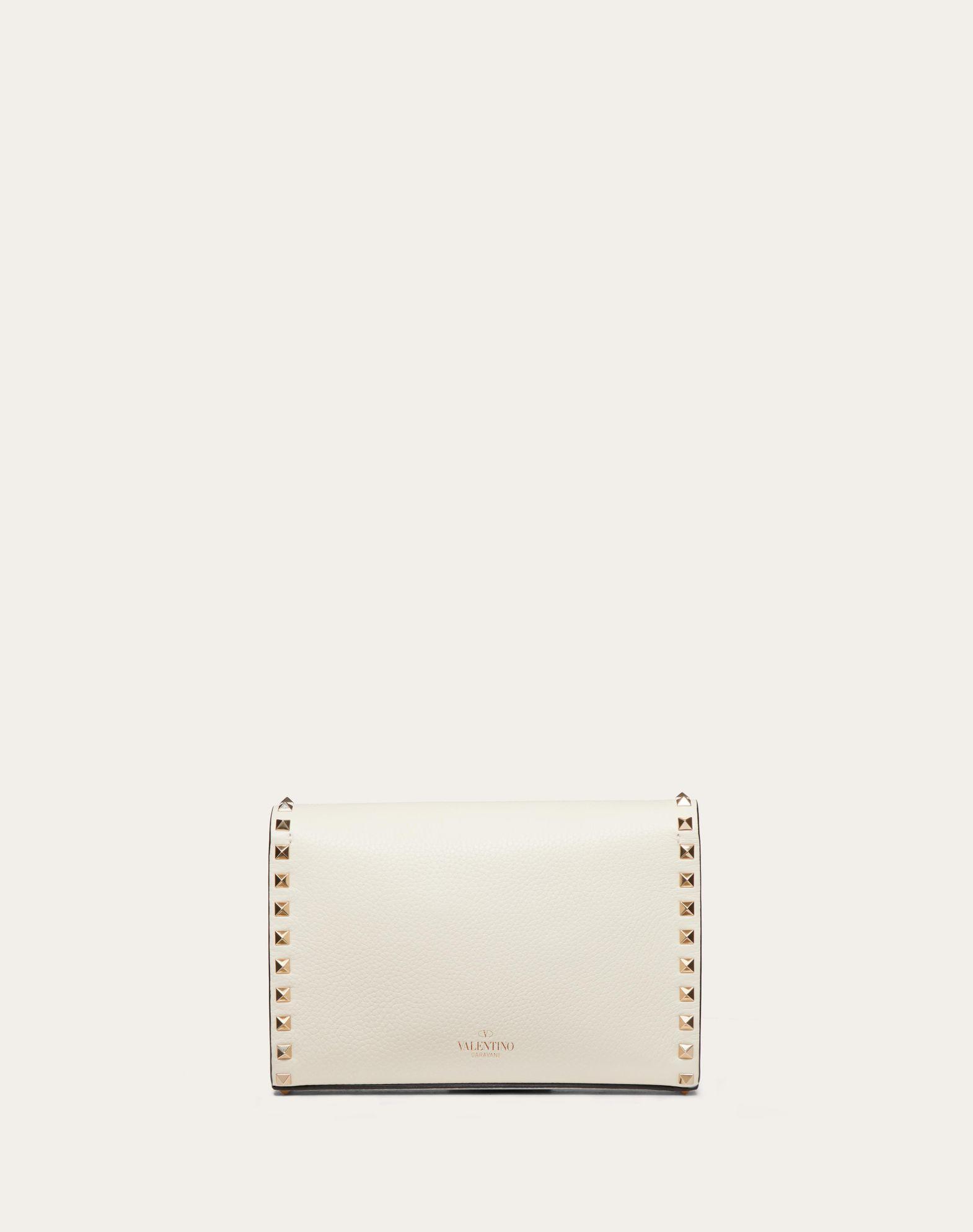 Small Rockstud Grainy Calfskin Crossbody Bag Product Image