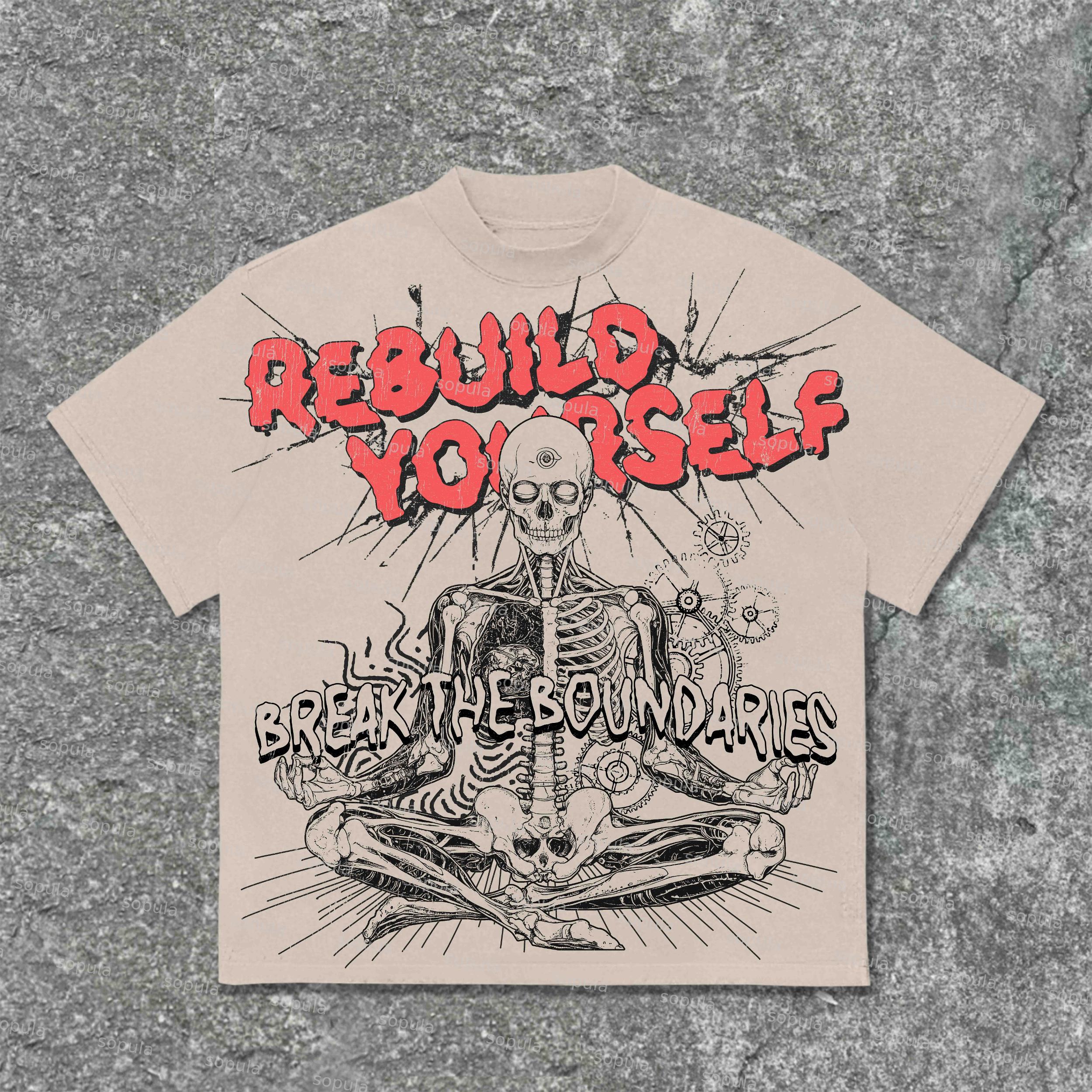 Over Take Racing Graphic Cotton T-shirt Product Image