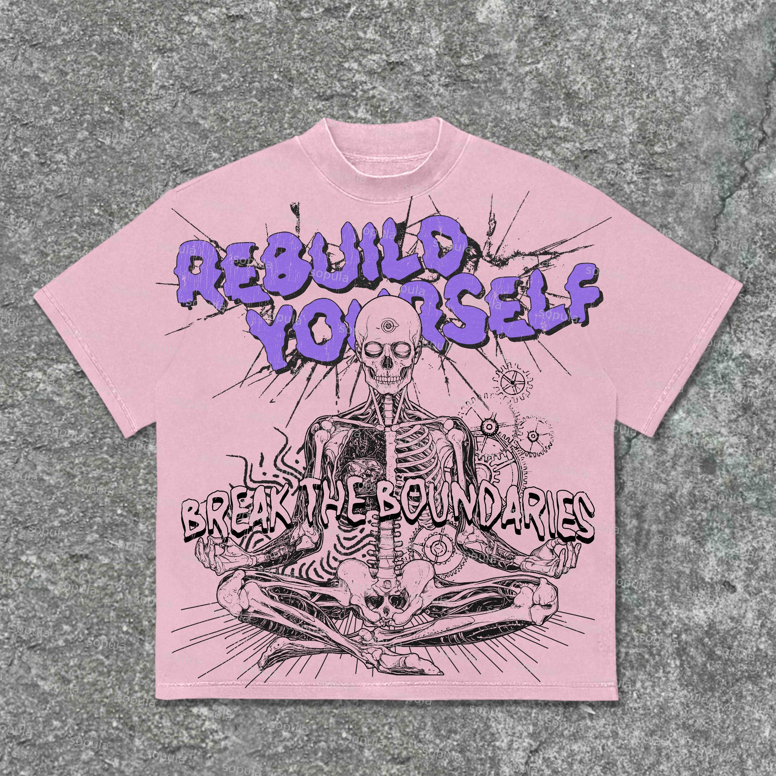 Over Take Racing Graphic Cotton T-shirt Product Image