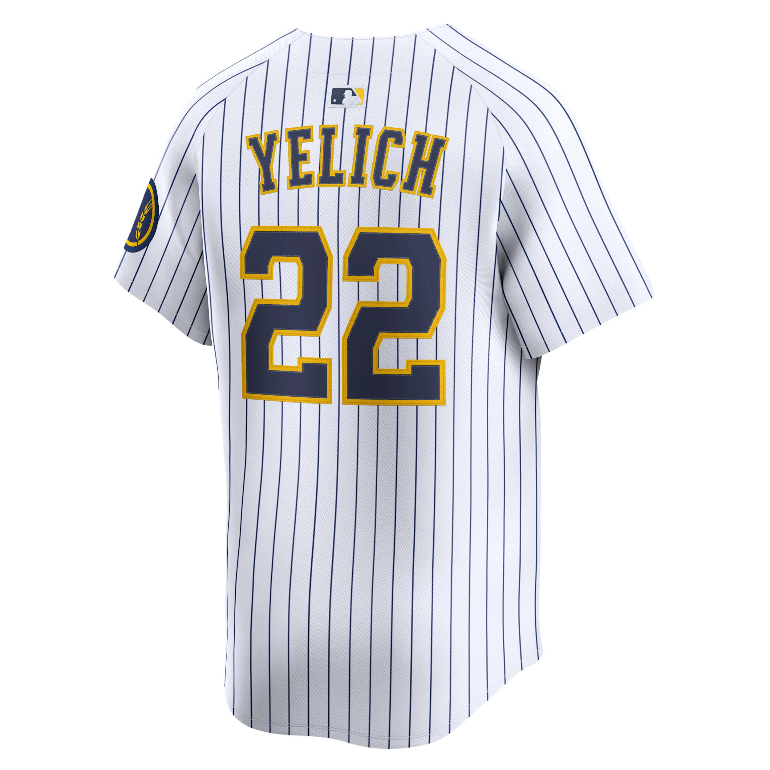Christian Yelich Milwaukee Brewers Nike Mens Dri-FIT ADV MLB Limited Jersey | LM25MZA2MZ9-71B Product Image