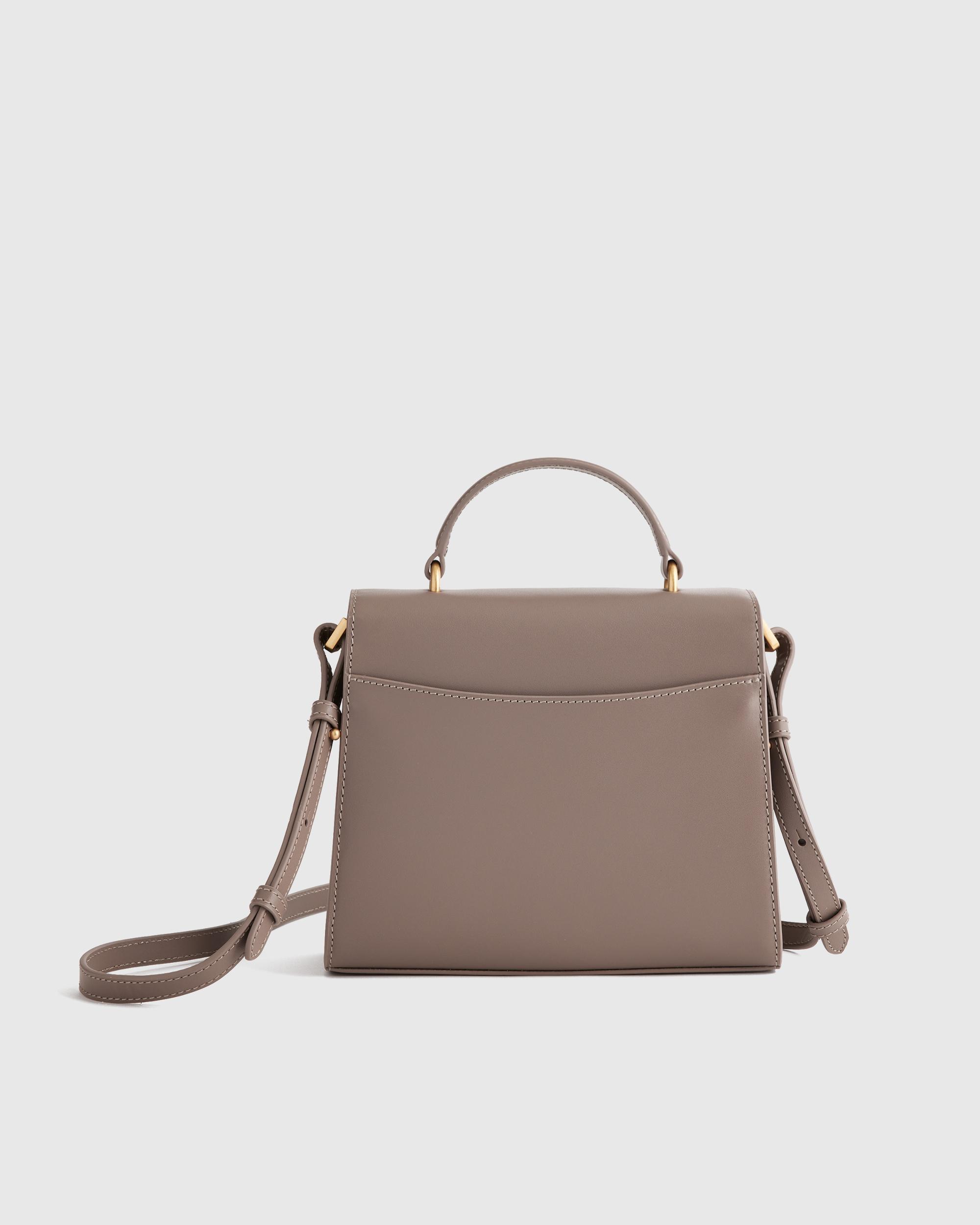 Quince | Women's Italian Leather Top Handle Crossbody Satchel Product Image