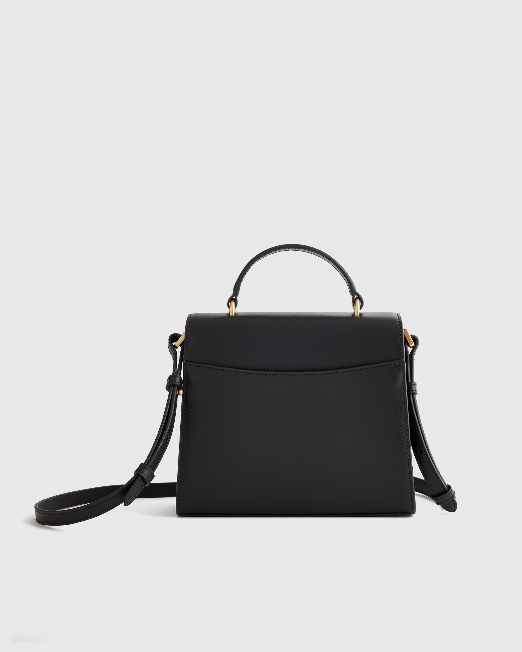 Quince | Women's Italian Leather Top Handle Crossbody Satchel Product Image