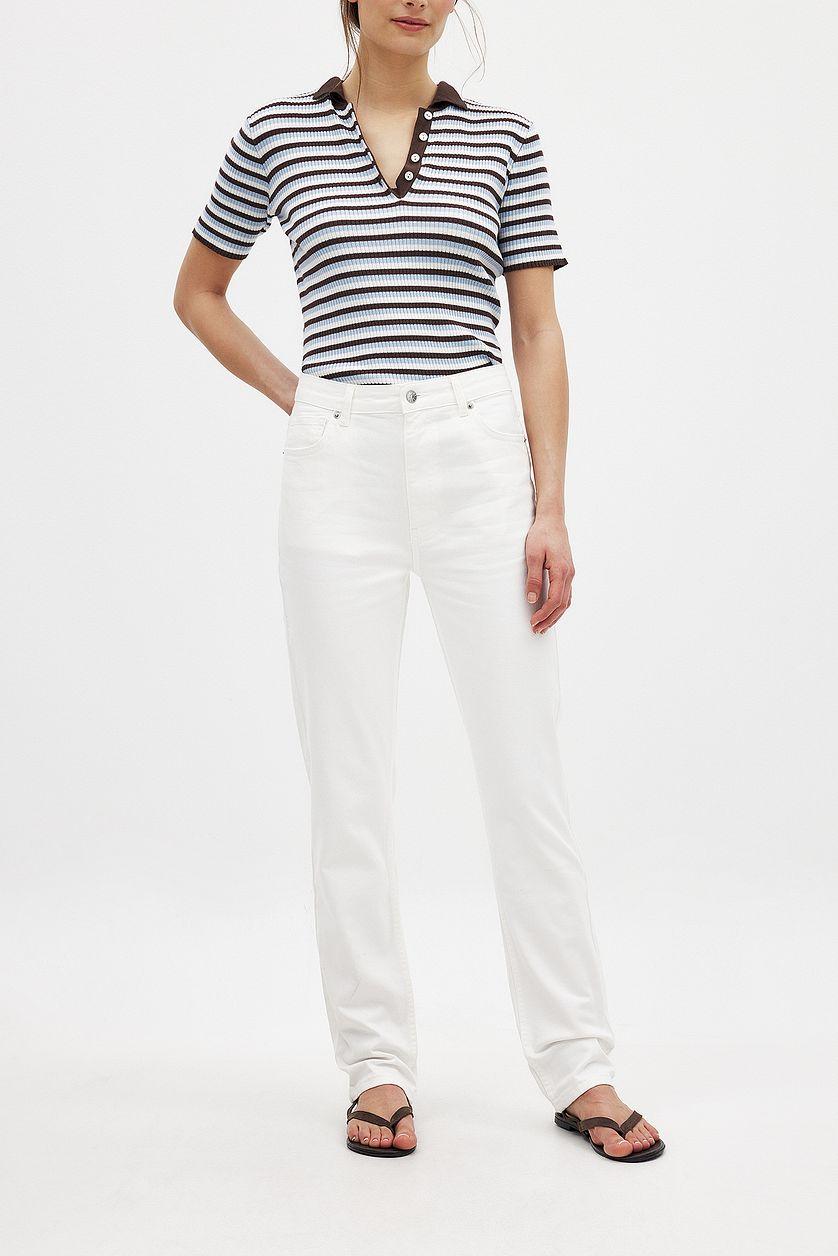 Straight High Waist Jeans Product Image