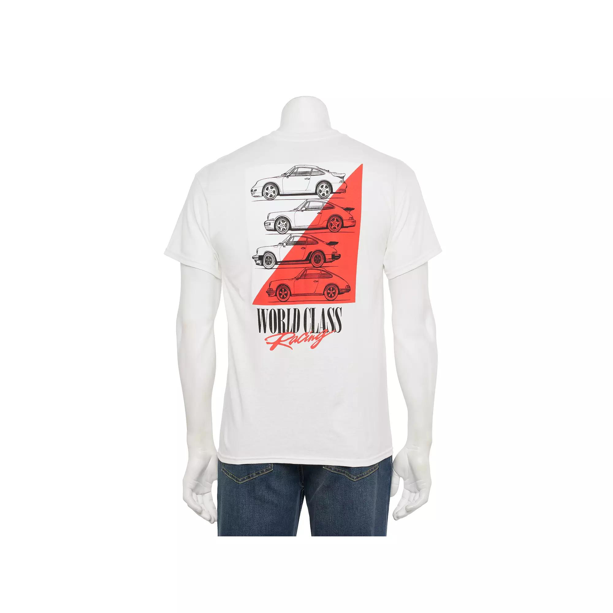Men's Retrofit World Class Racing Graphic T-Shirt, Size: XXL, White Product Image
