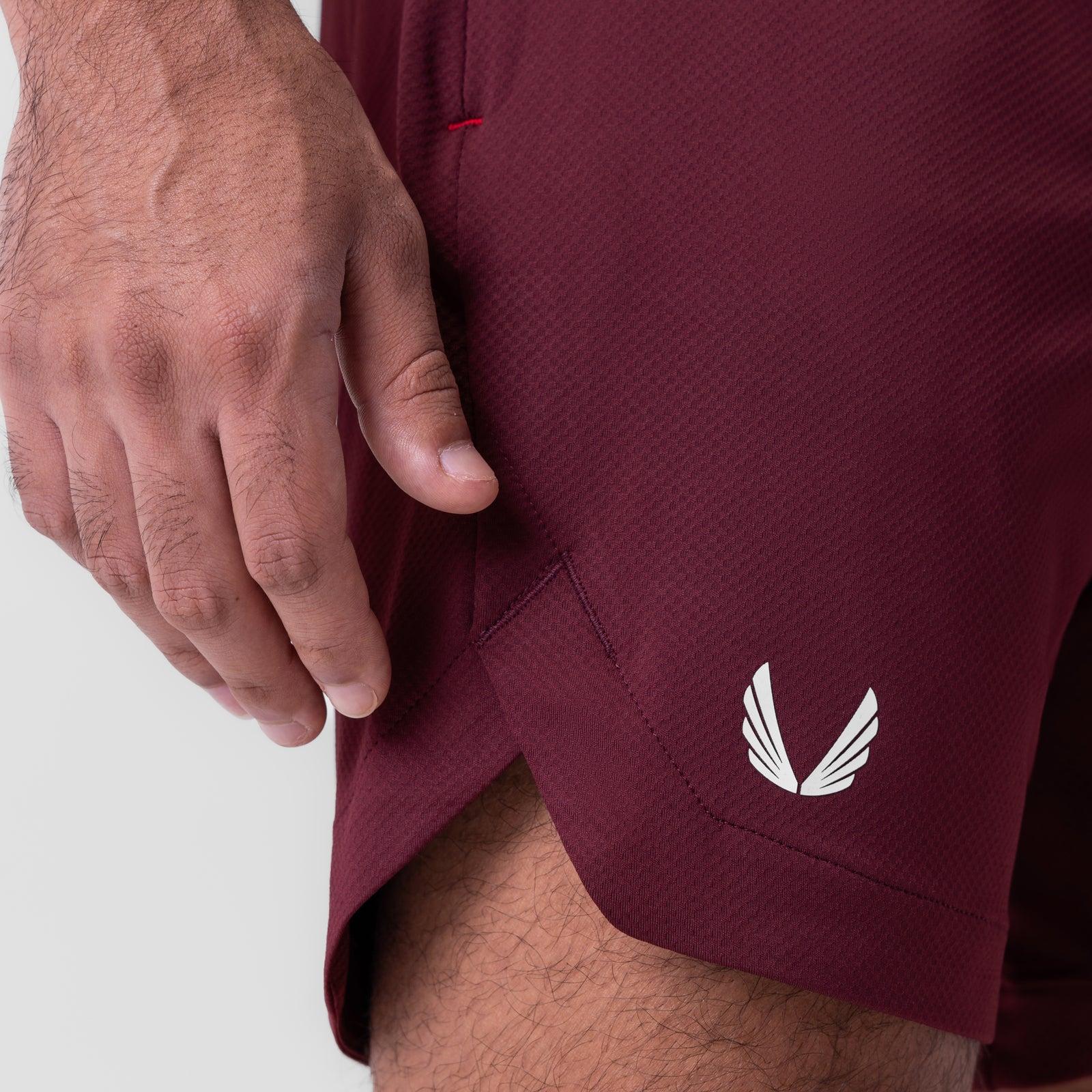 0994. AeroSilver® 7" Linerless Short - Crimson Male Product Image