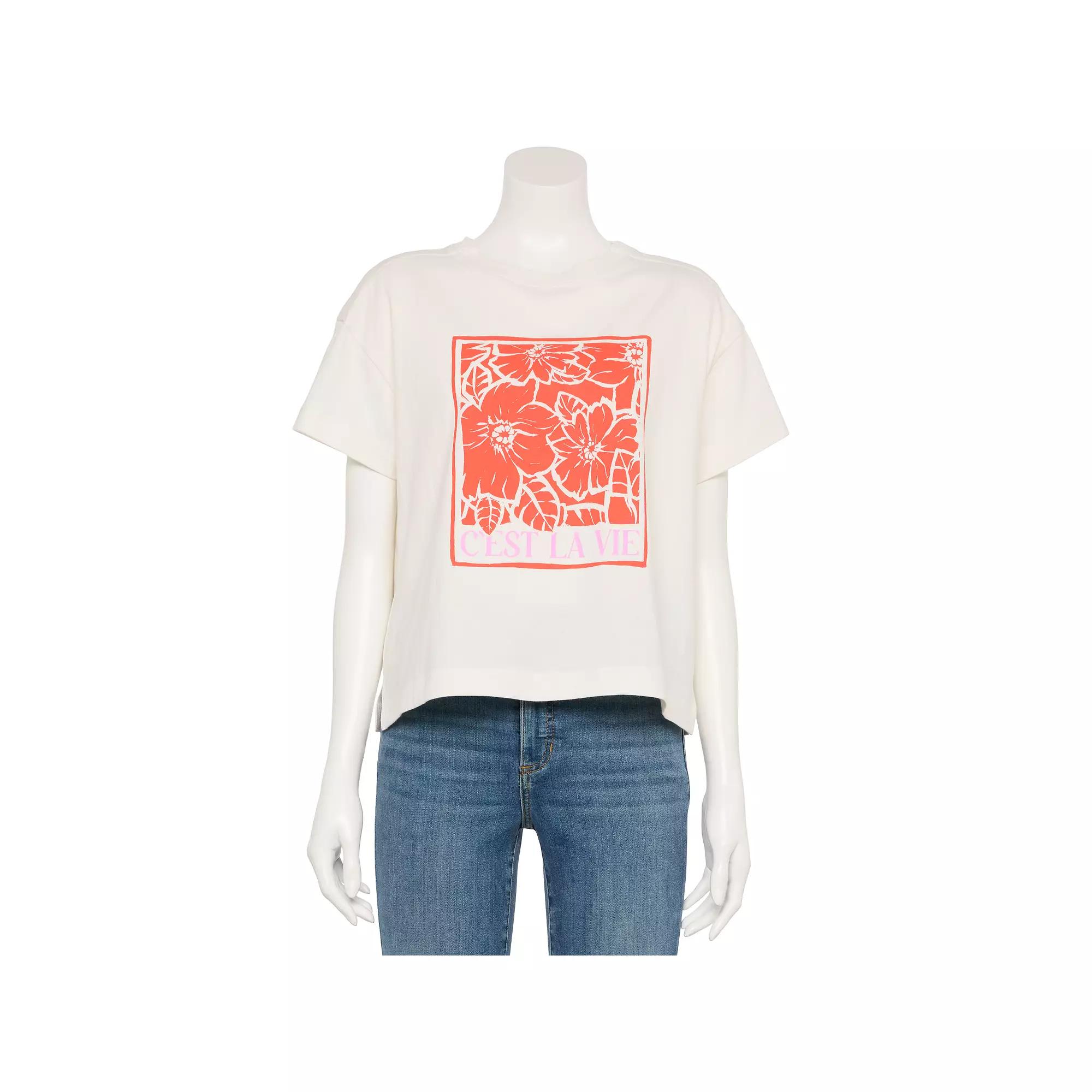 Women's Sonoma Goods For Life® Adaptive Boxy T-Shirt,  Product Image