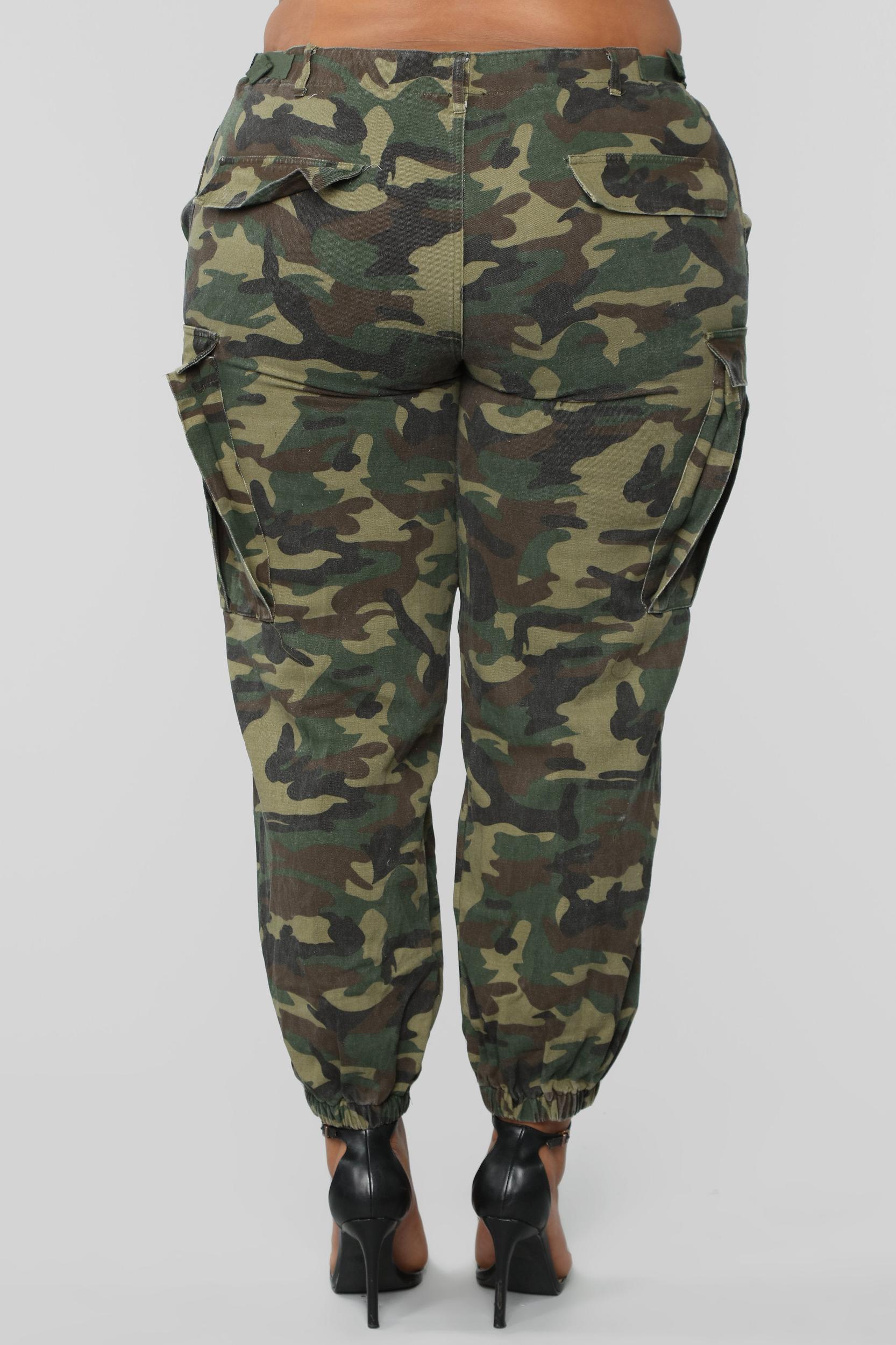 Cadet Kim Oversized Camo Pants - Camo Product Image