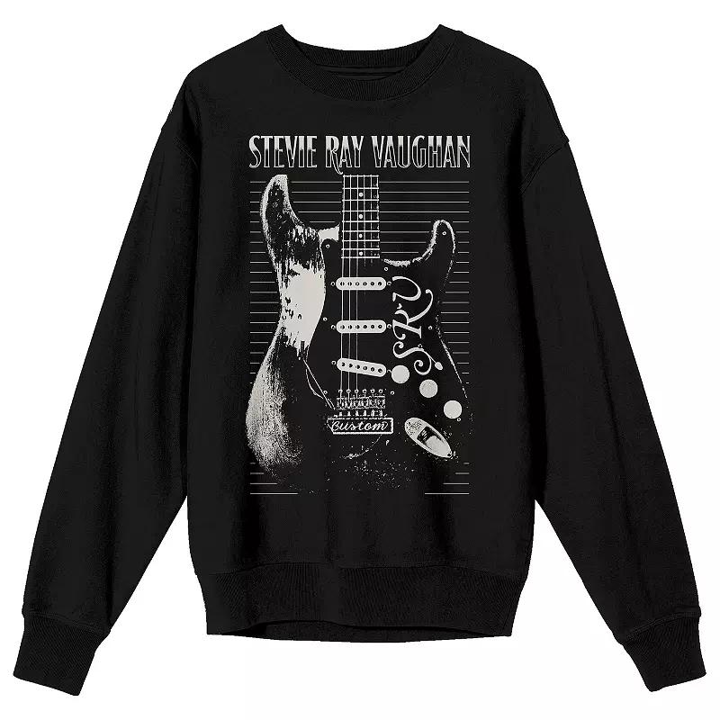 Men's Stevie Ray Vaughan Engraved Sweatshirt, Size: XL, Black Product Image