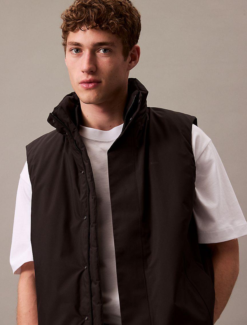 Tech Hooded Puffer Vest Product Image