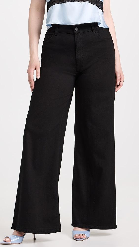 DL1961 Hepburn Wide Leg: High Rise Vintage Jeans | Shopbop Product Image