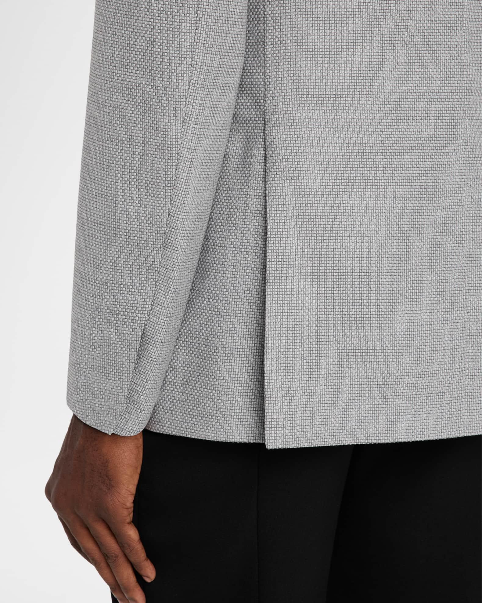 Men's Wool Hopsack Single-Breasted Blazer Product Image