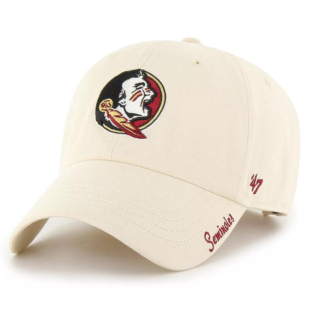 Women's '47 Natural Florida State Seminoles Miata Clean Up Adjustable Hat, Beige Product Image