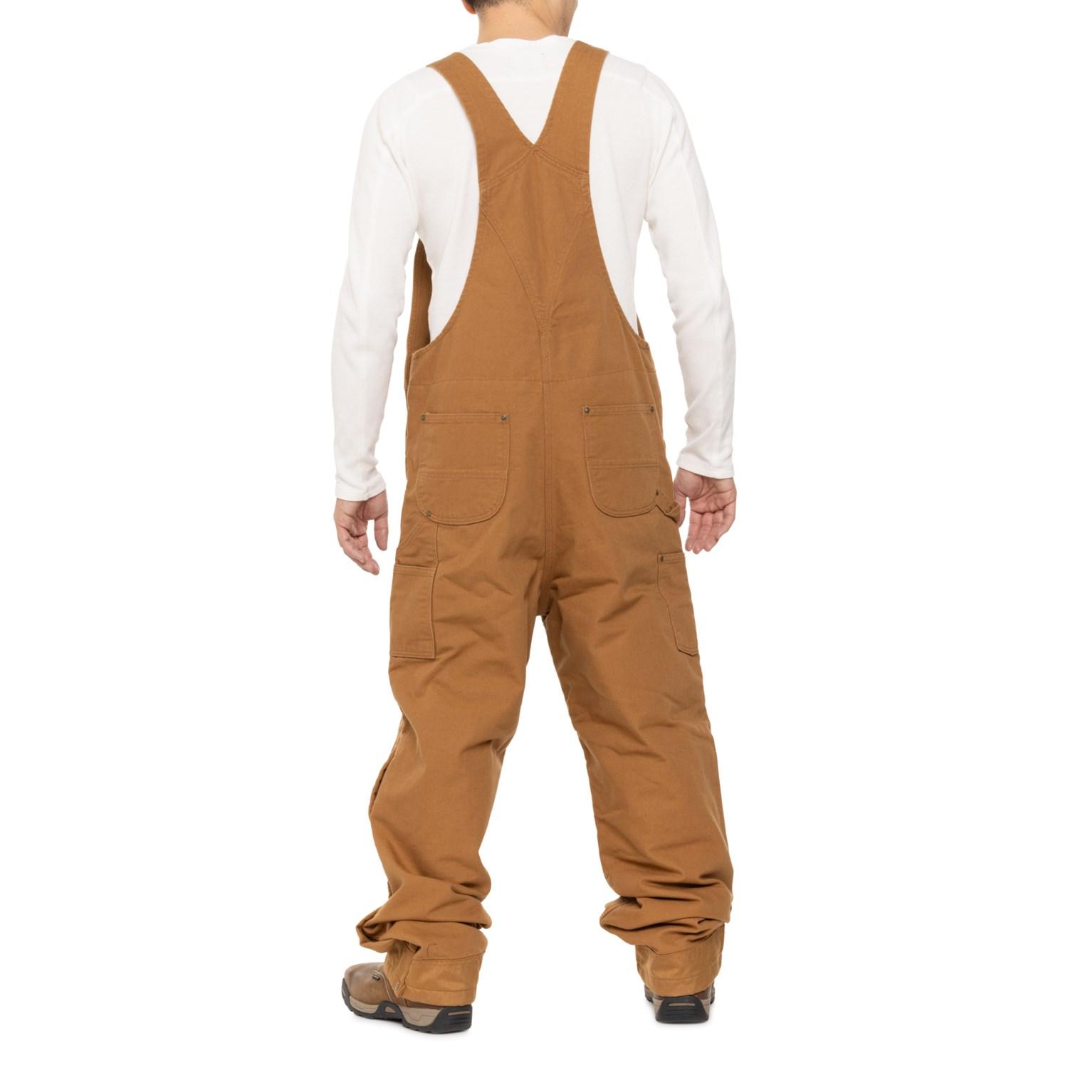 Carhartt 104031 Quilt-Lined Washed Duck Bib Overalls - Insulated, Factory Seconds Product Image