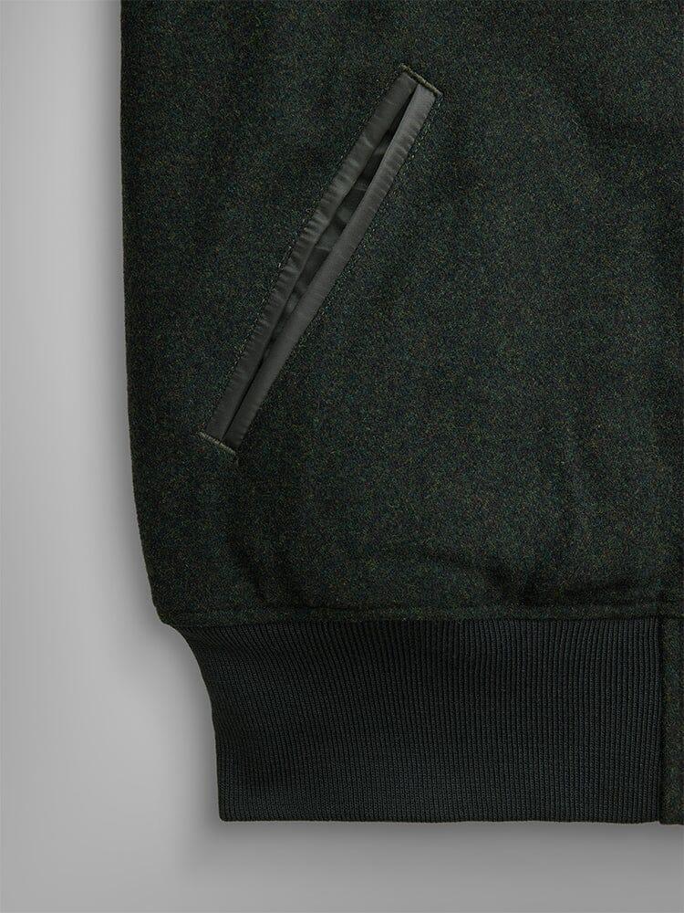 WOOL VARSITY BOMBER JACKET GEN II (OG-107 GREEN) Male Product Image