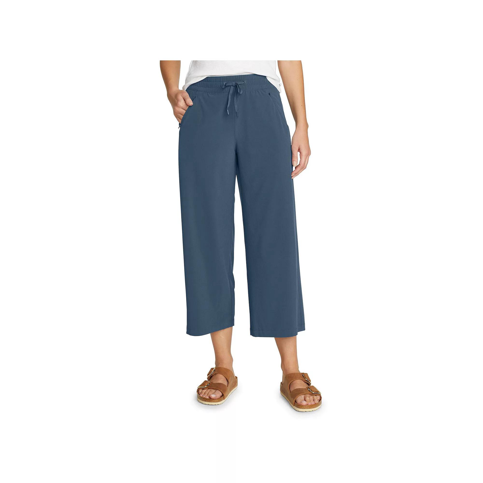 Women's Eddie Bauer Tall Departure Wide Leg Crop Pants,  Product Image