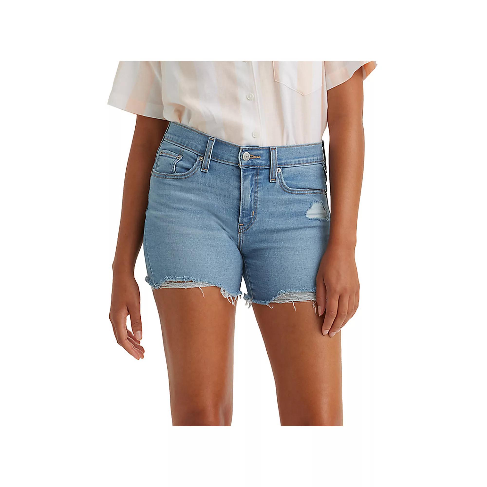 Women's Levi's® Mid-Length Jean Shorts,  Product Image