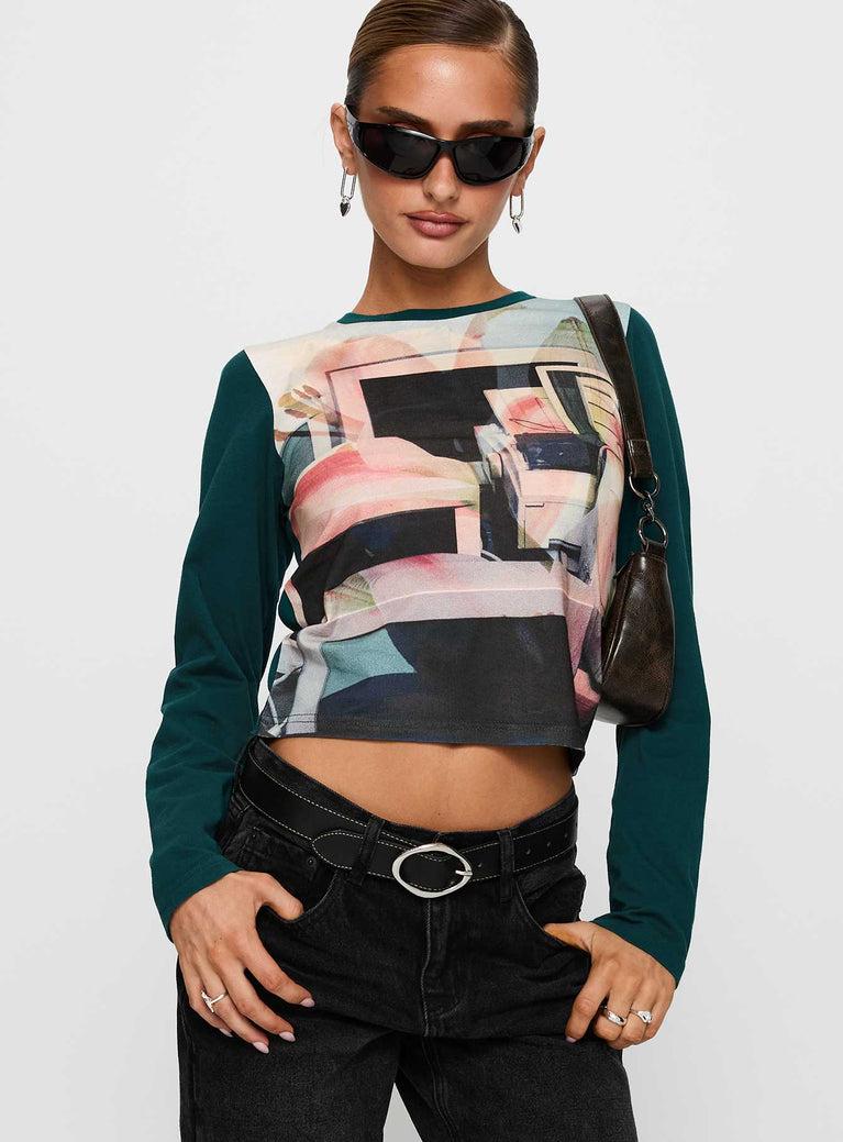 Sonique Long Sleeve Top Multi Product Image