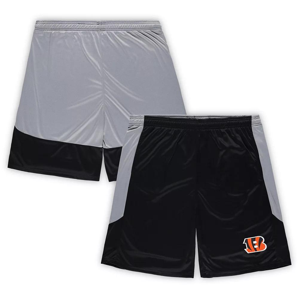 Men's Fanatics Black Cincinnati Bengals Big & Tall Team Logo Shorts, Size: 2XB Product Image