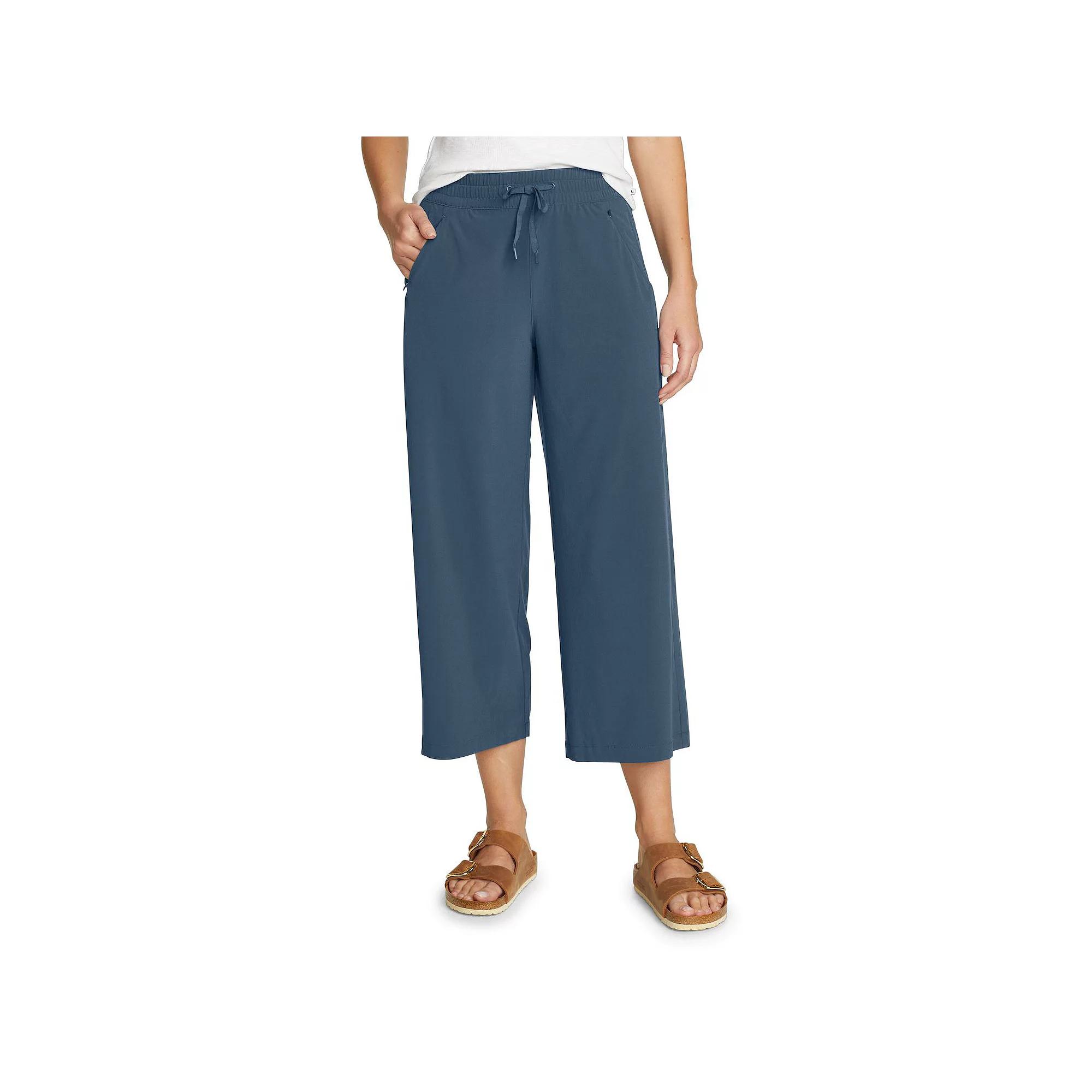 Women's Eddie Bauer Tall Departure Wide Leg Crop Pants,  Product Image