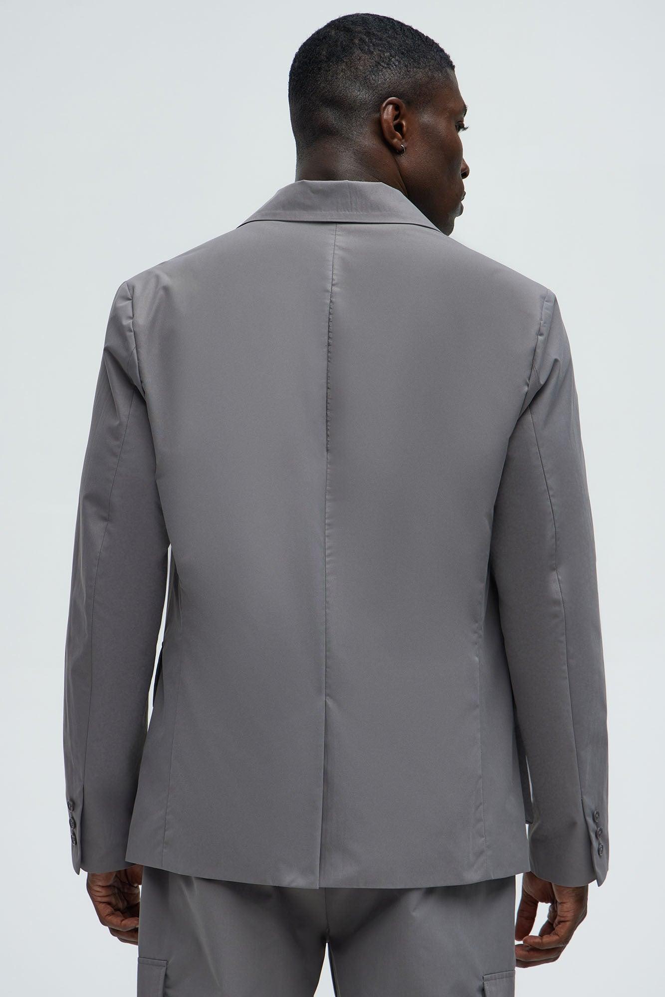 Ansel Tech Blazer - Charcoal Product Image