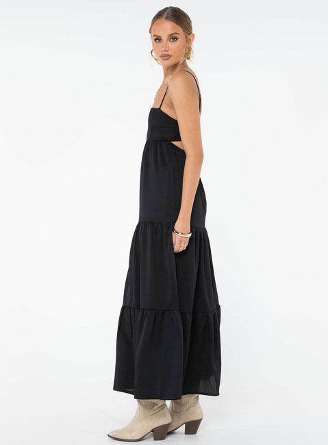 Dunster Maxi Dress Black Product Image