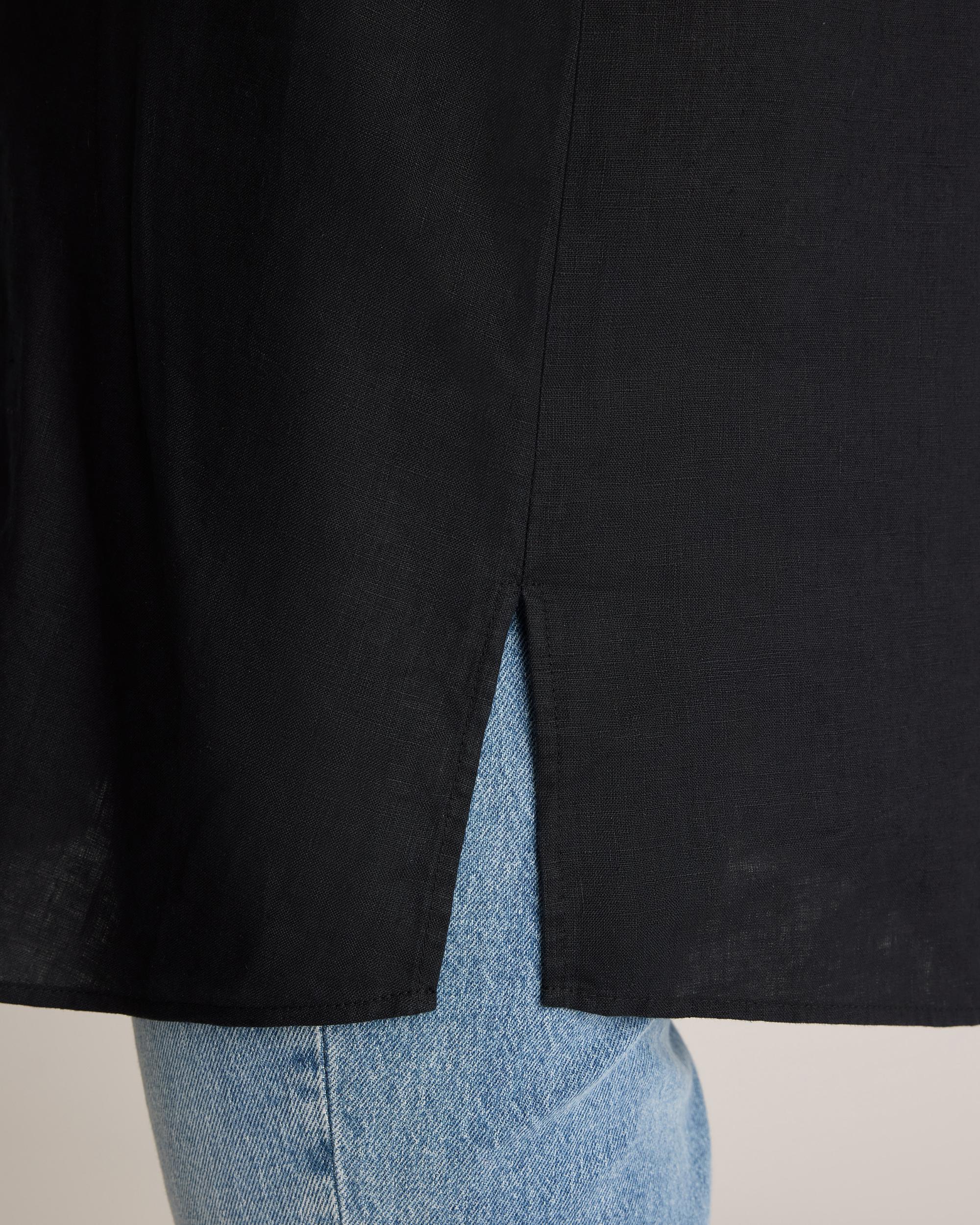 Quince | Women's 100% European Linen Maternity Camp Shirt Product Image