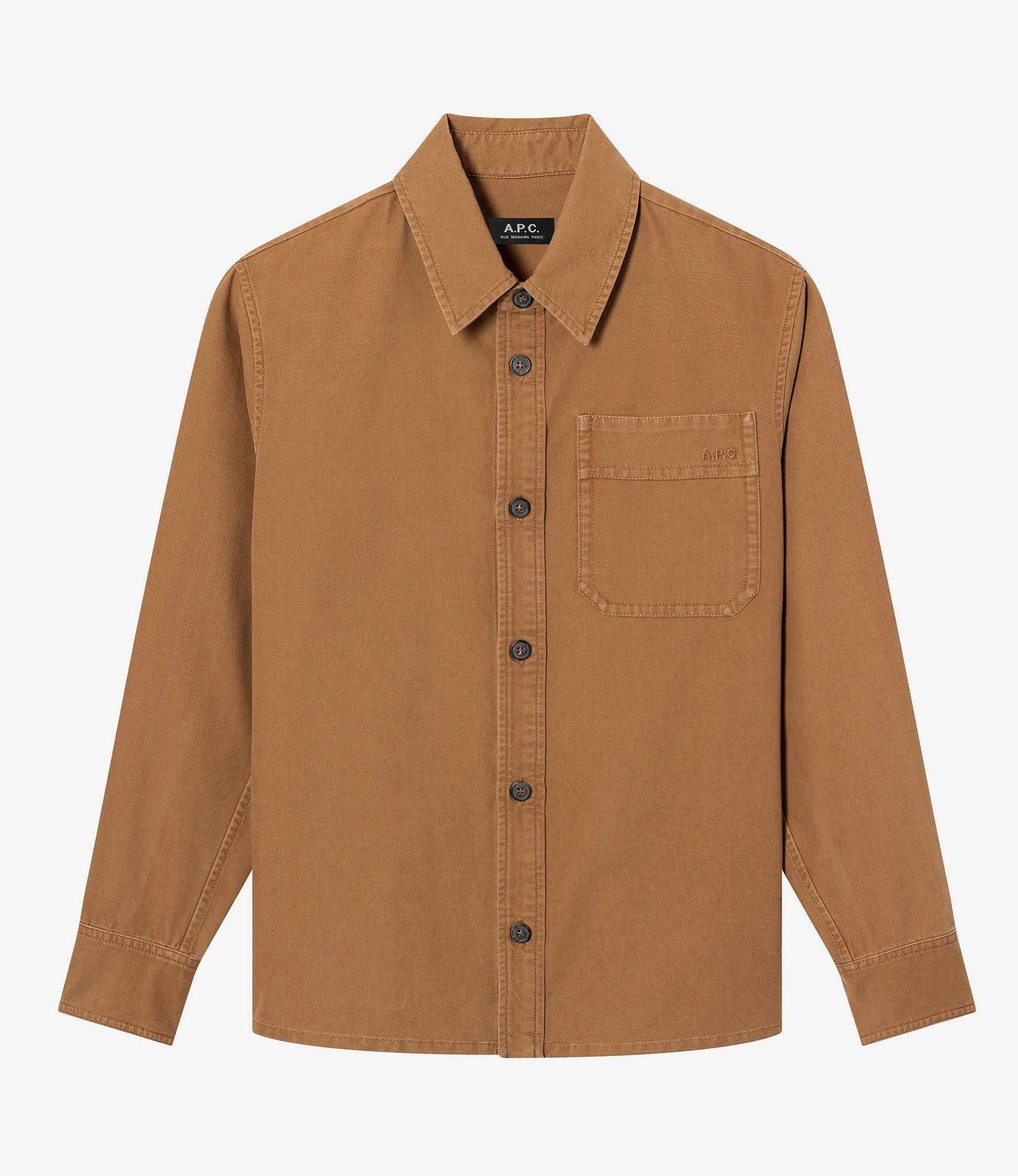 Basile Brodée Poitrine overshirt Male Product Image