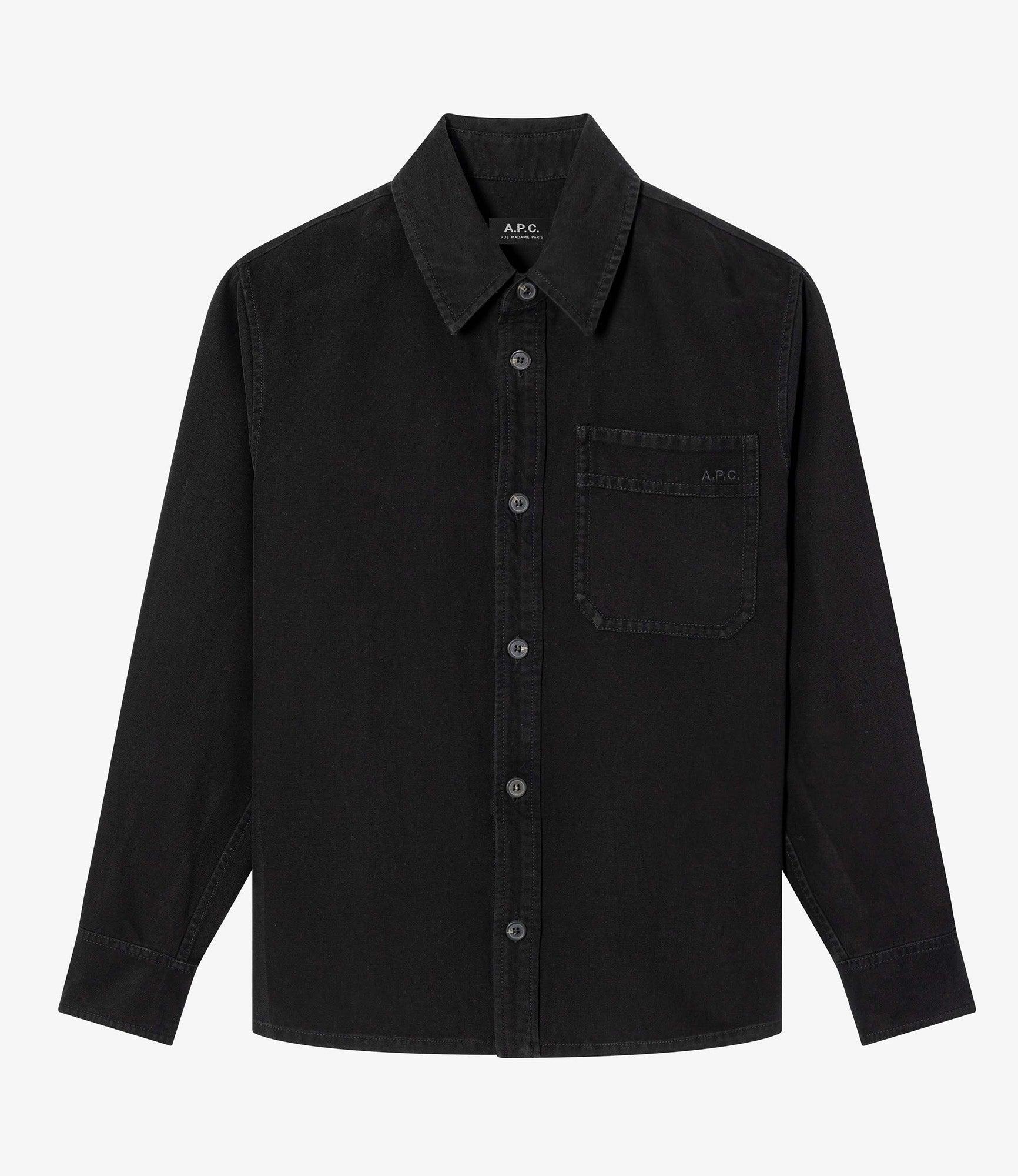 Basile Brodée Poitrine overshirt Male Product Image