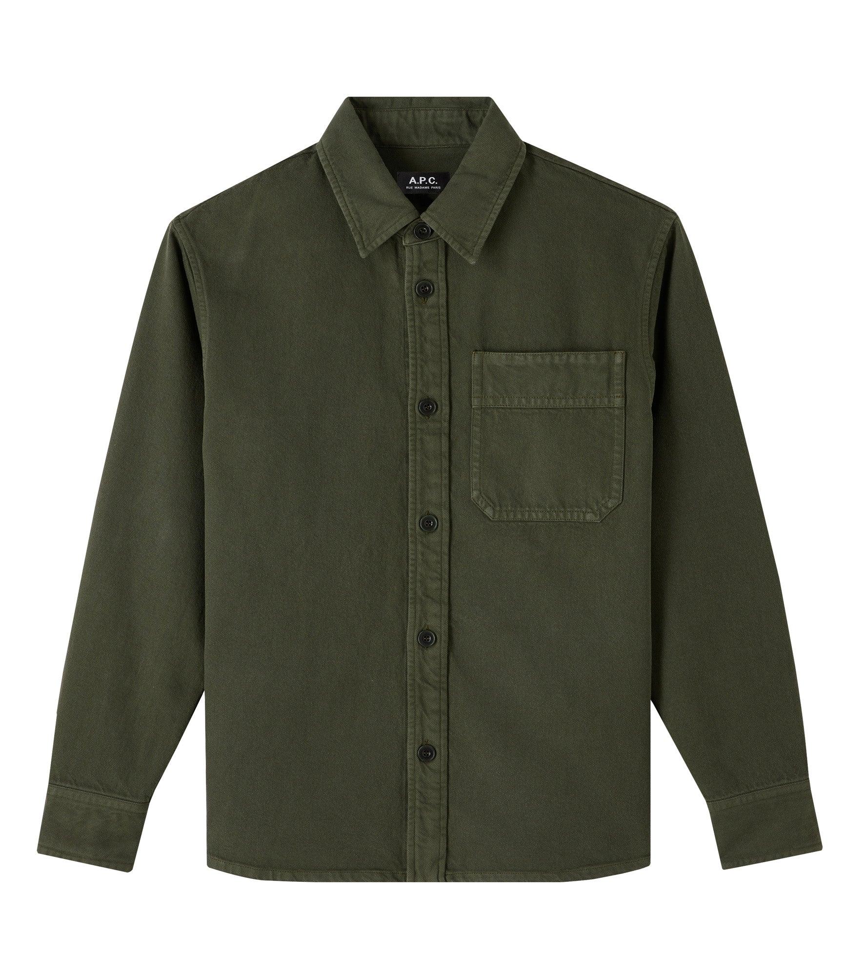Basile Brodée Poitrine overshirt Male Product Image