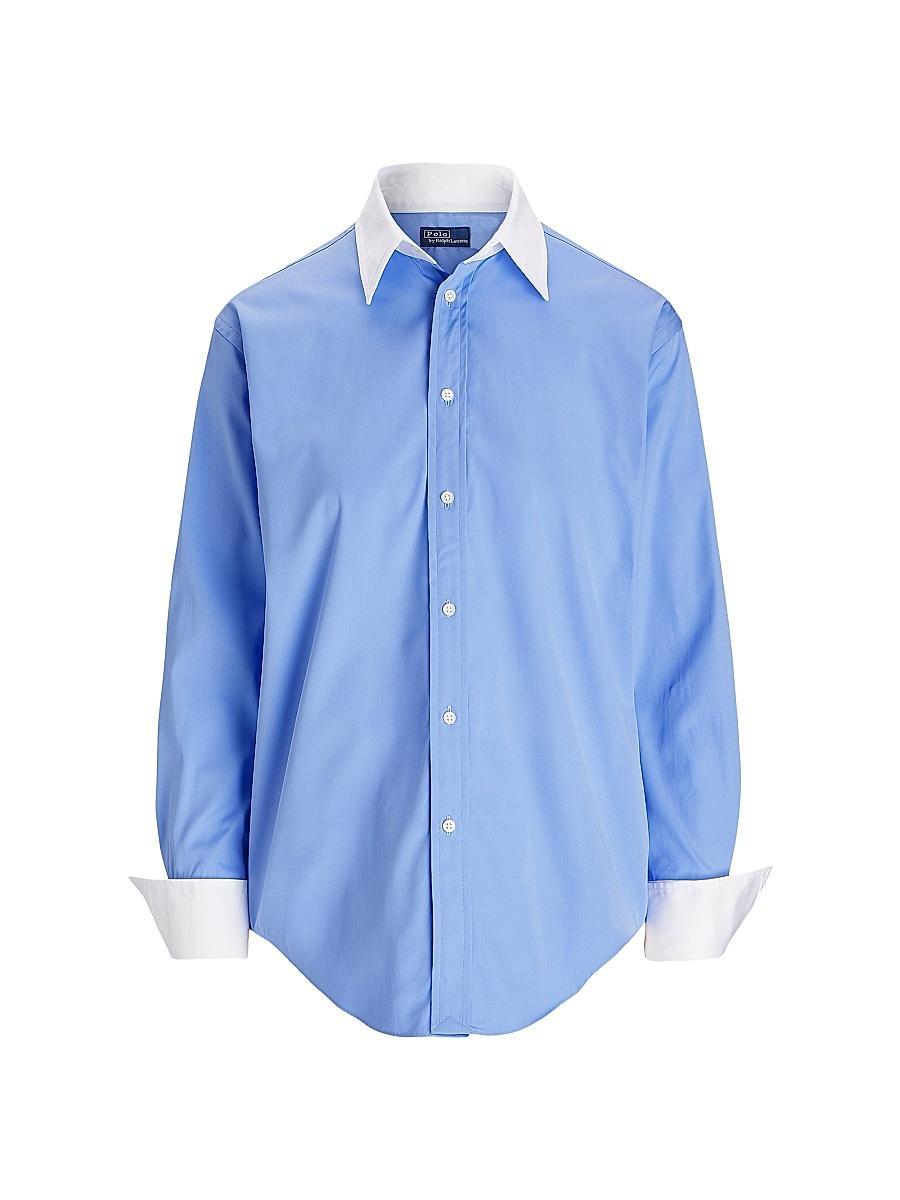 Womens Relaxed Fit Cotton Shirt Product Image