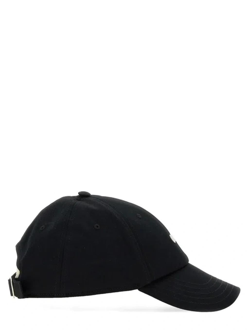 OFF-WHITE Logo-embroidered Baseball Cap With Curved Peak In Black Product Image