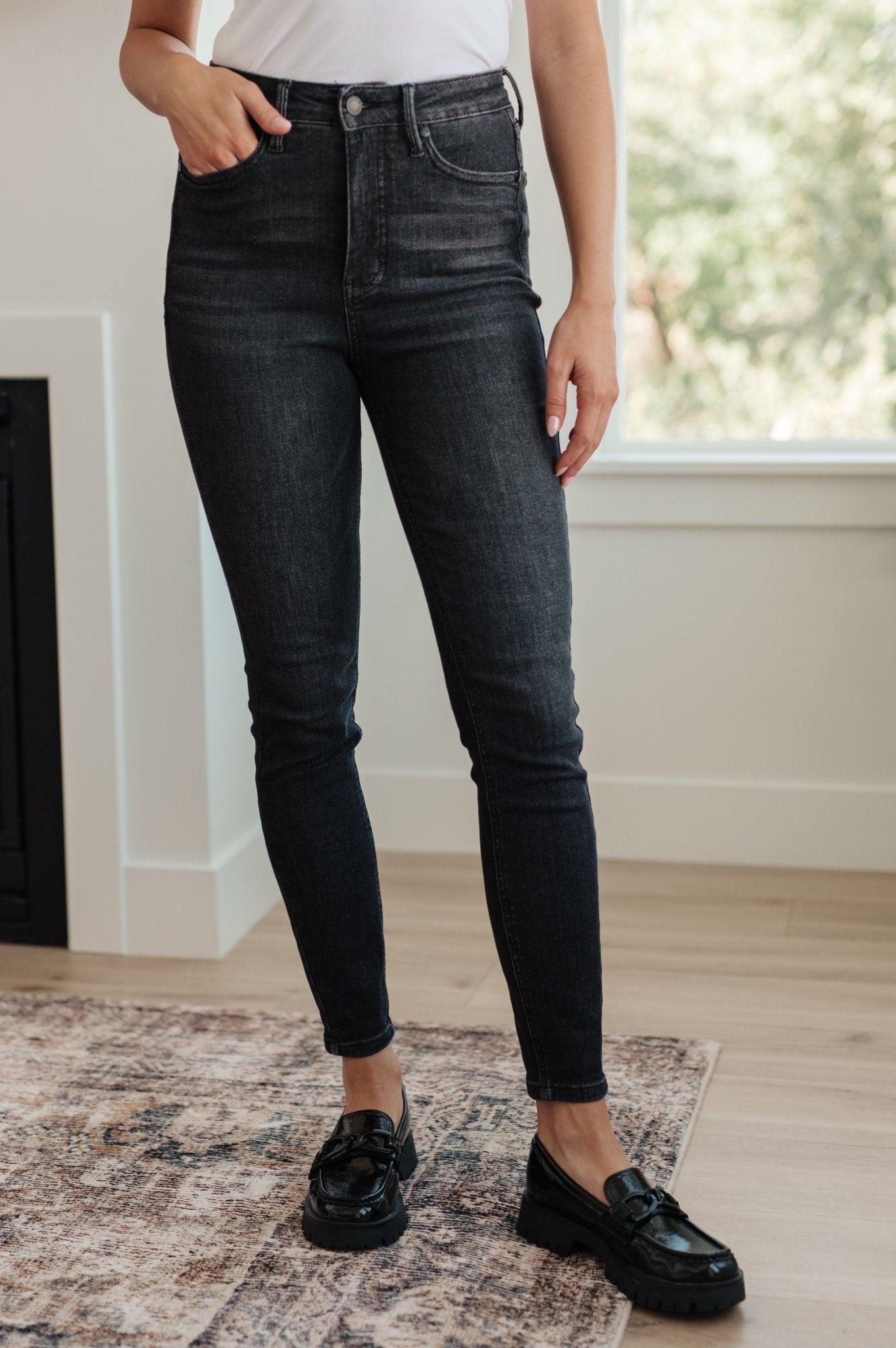 Corrine Mid Rise Control Top Vintage Straight Jeans Product Image
